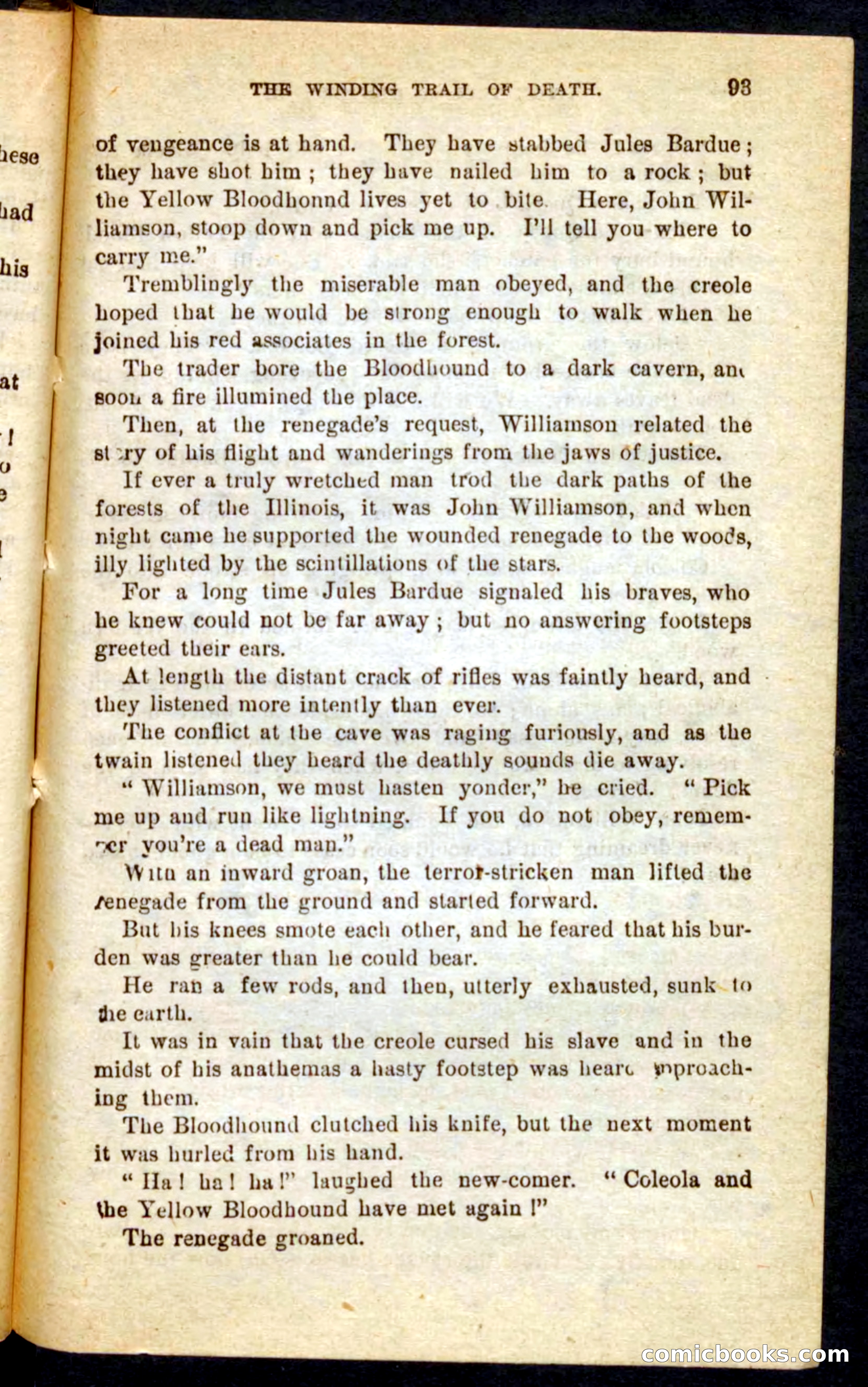 Beadle's Pocket Novels No. 69: The Yellow Hunter — page 89 of 100
