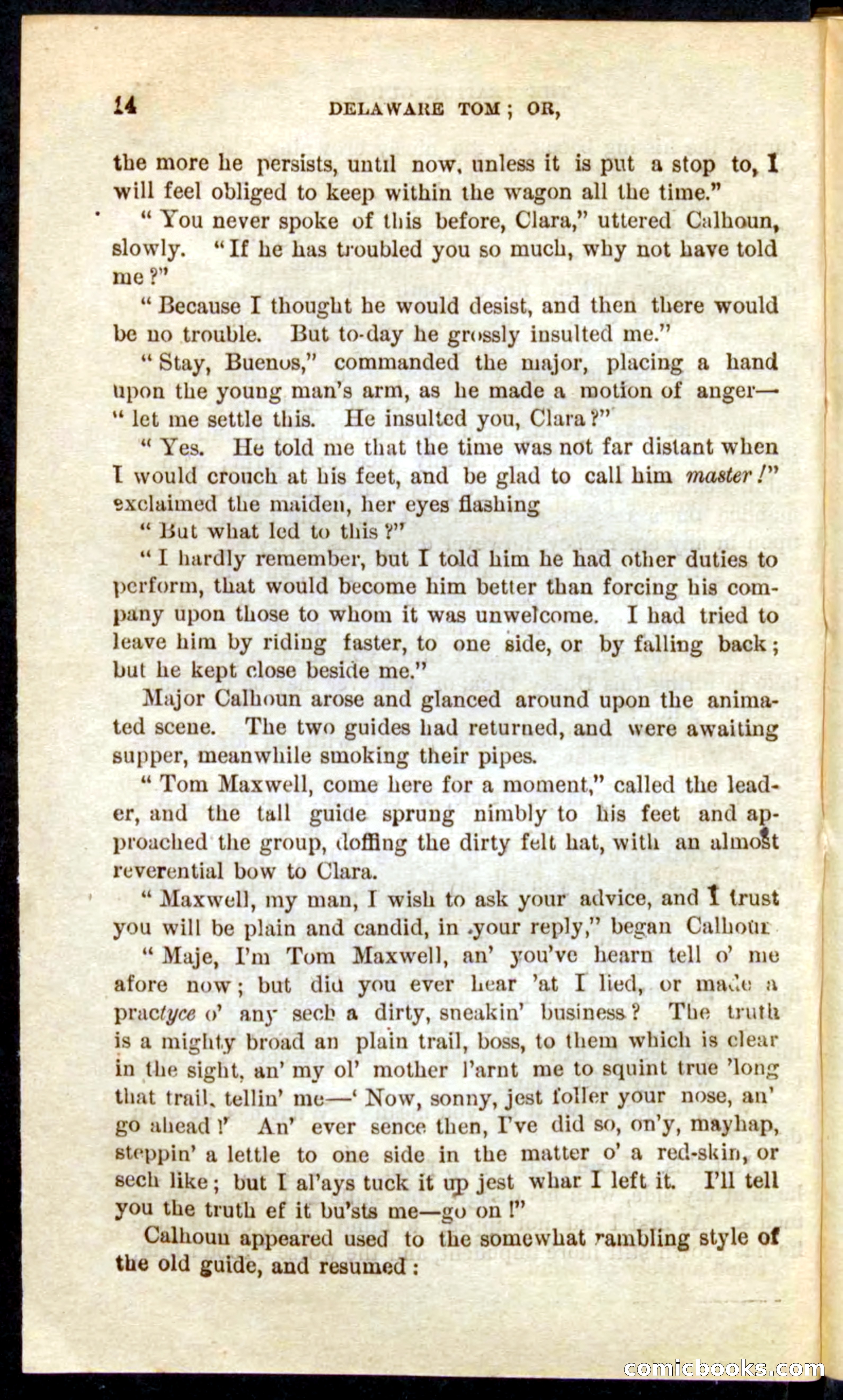 Beadle's Pocket Novels No. 71: Delaware Tom — page 10 of 100