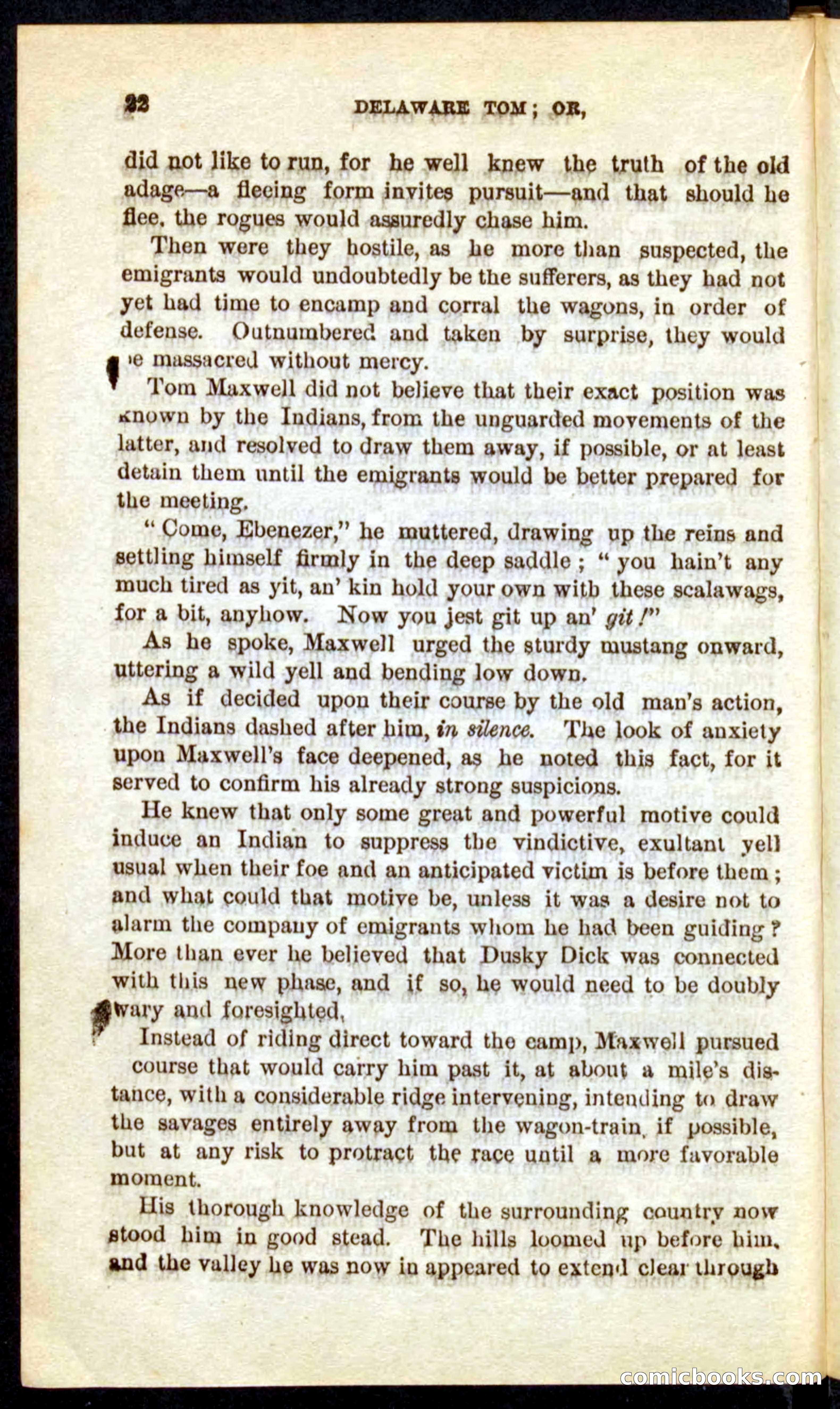 Beadle's Pocket Novels No. 71: Delaware Tom — page 18 of 100
