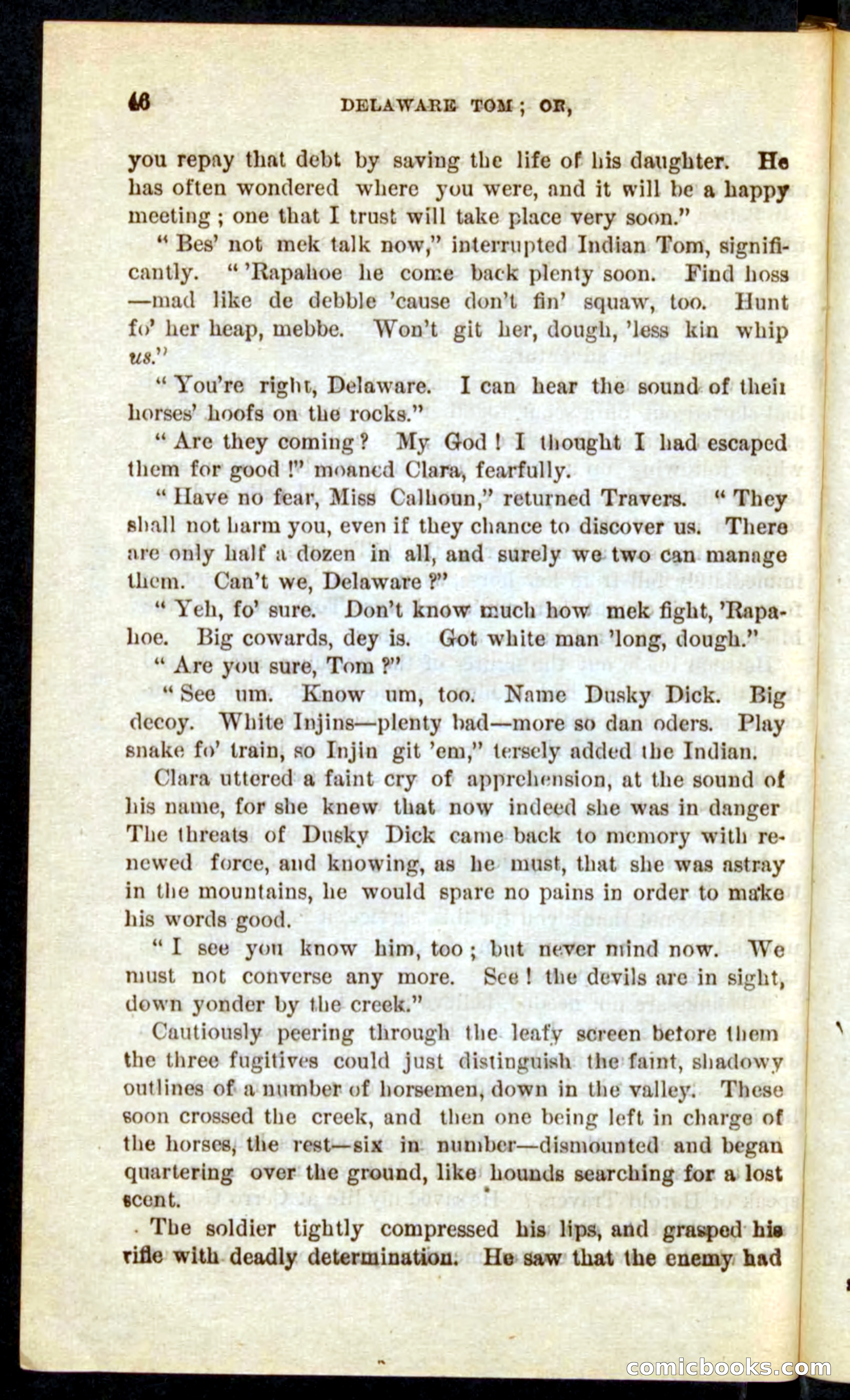 Beadle's Pocket Novels No. 71: Delaware Tom — page 42 of 100