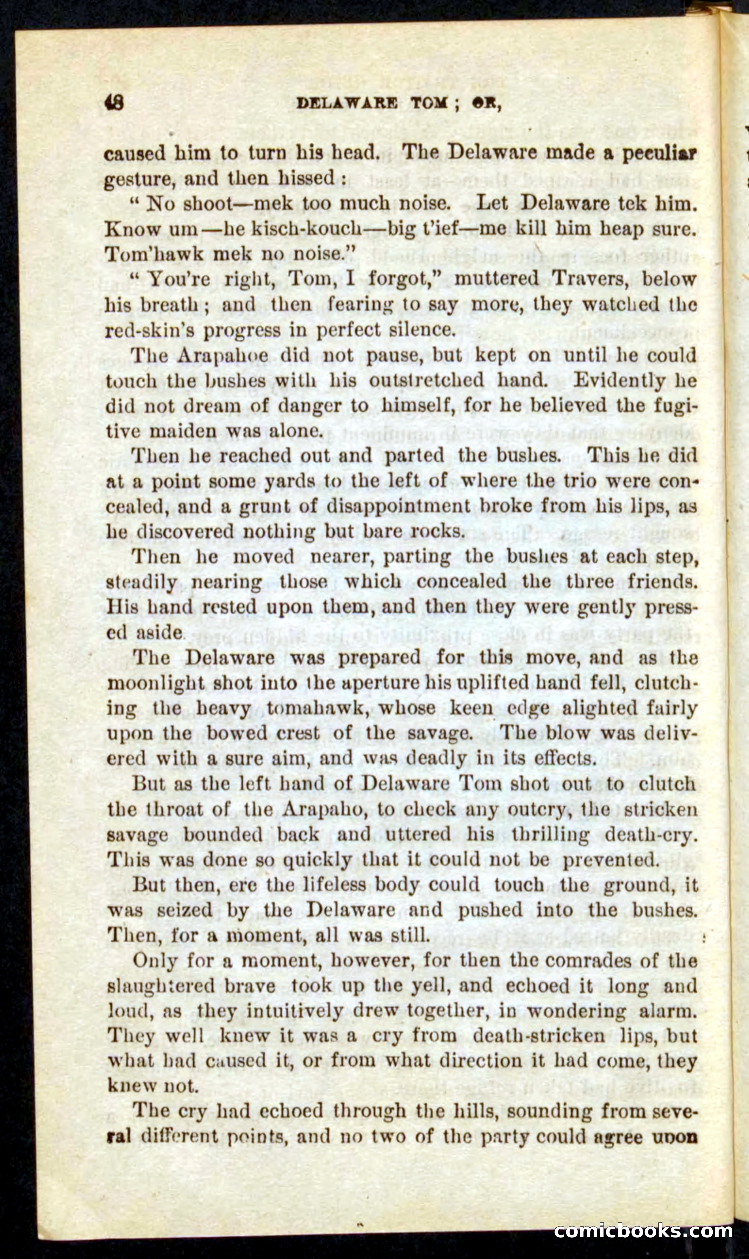 Beadle's Pocket Novels No. 71: Delaware Tom — page 44 of 100