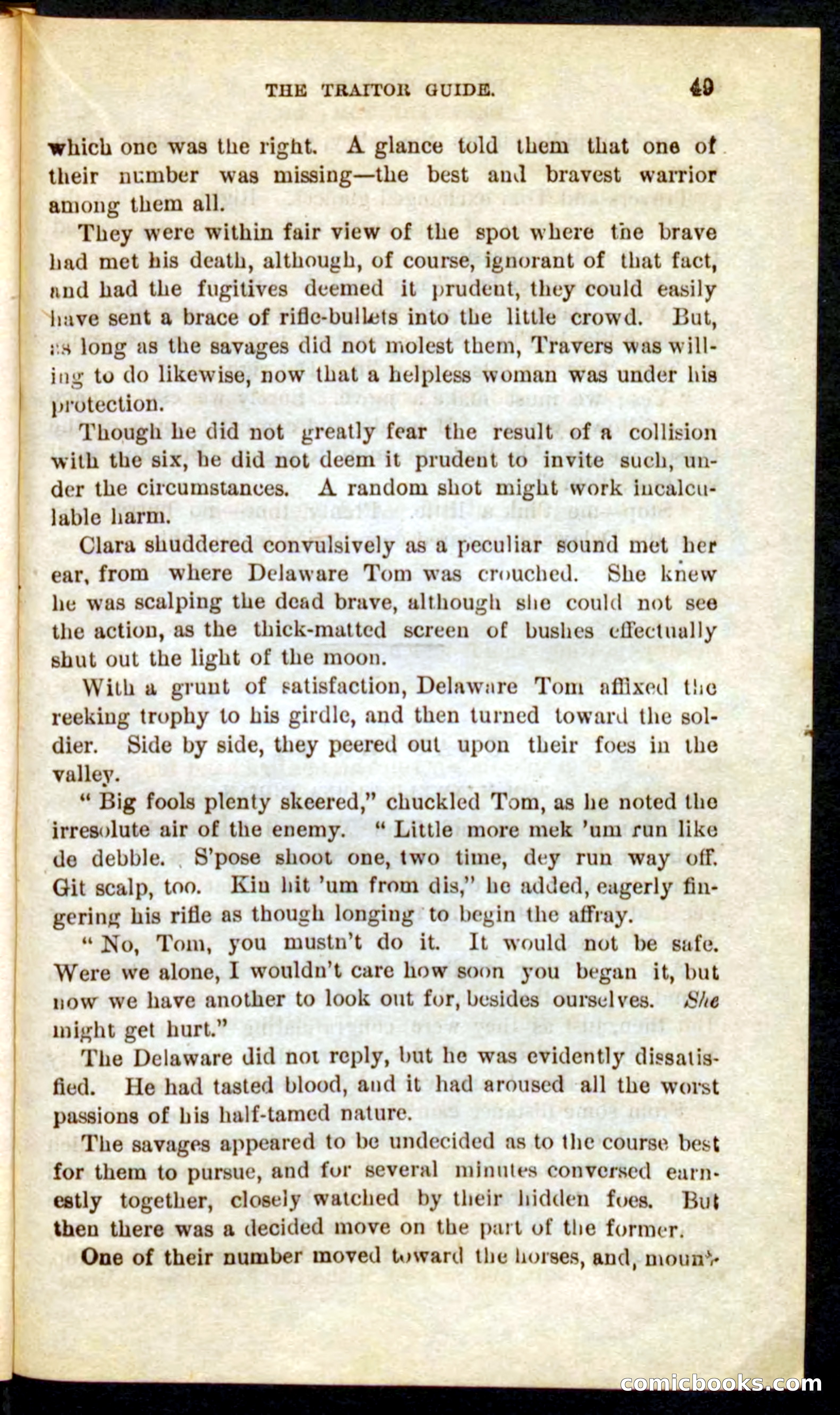 Beadle's Pocket Novels No. 71: Delaware Tom — page 45 of 100