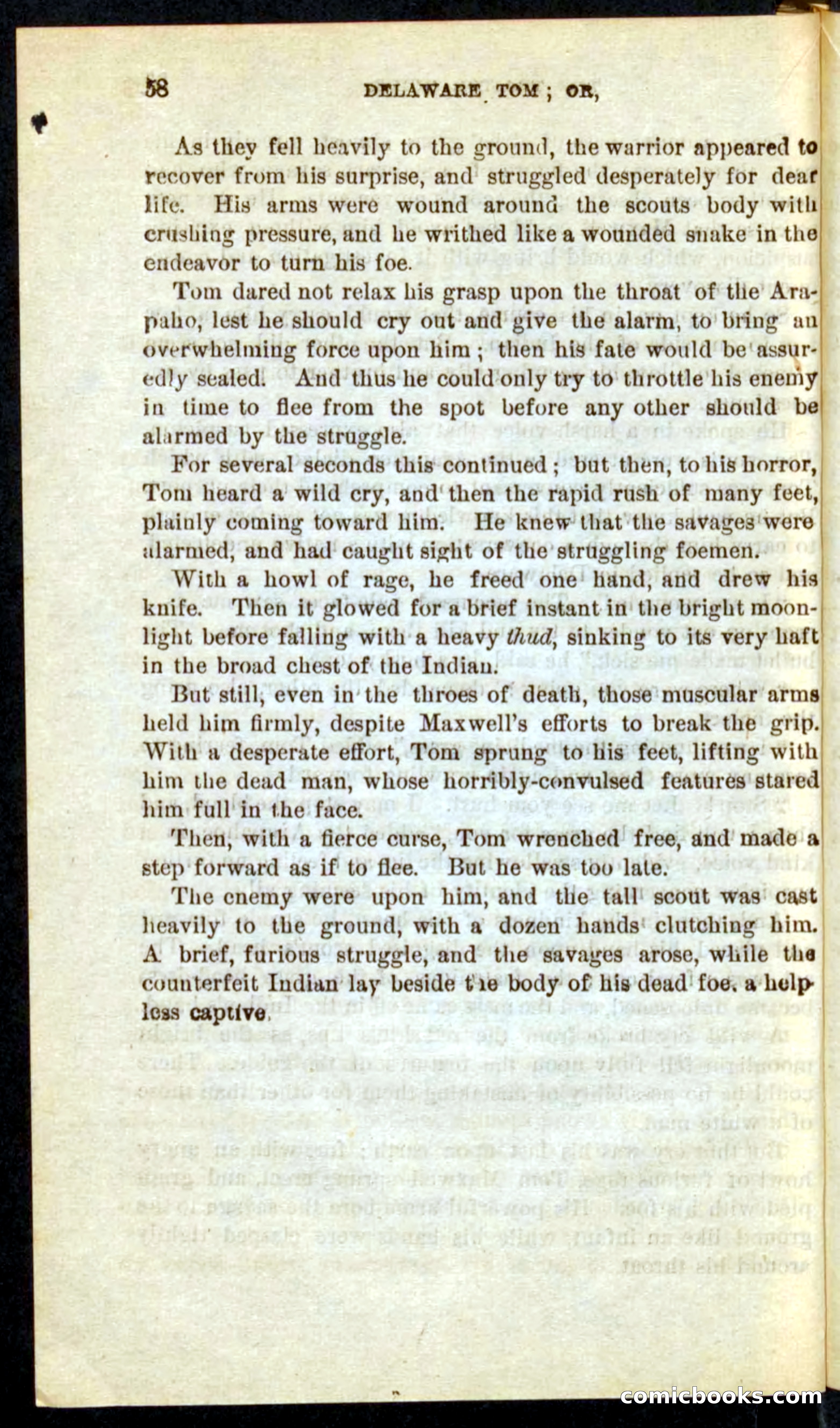 Beadle's Pocket Novels No. 71: Delaware Tom — page 54 of 100