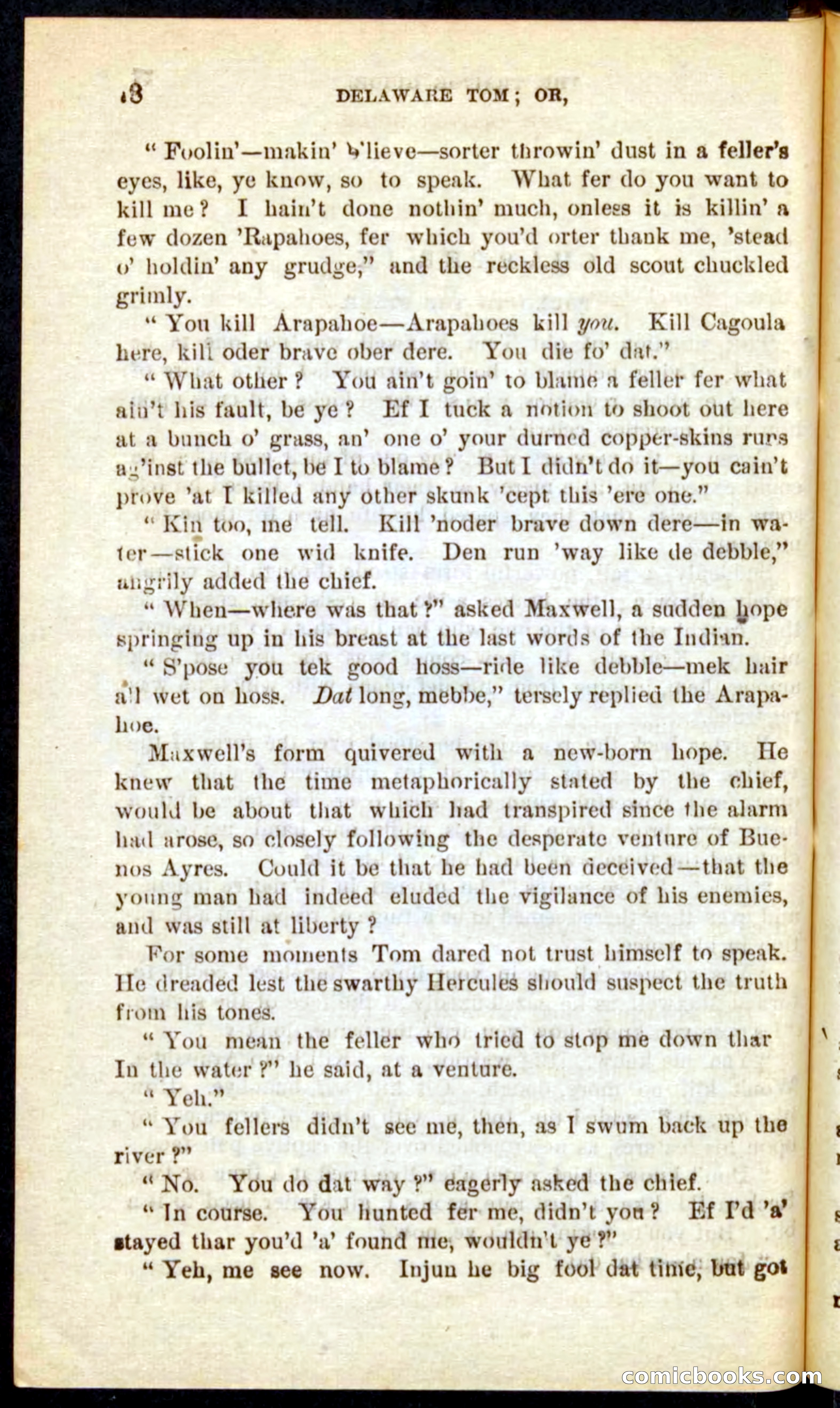 Beadle's Pocket Novels No. 71: Delaware Tom — page 74 of 100