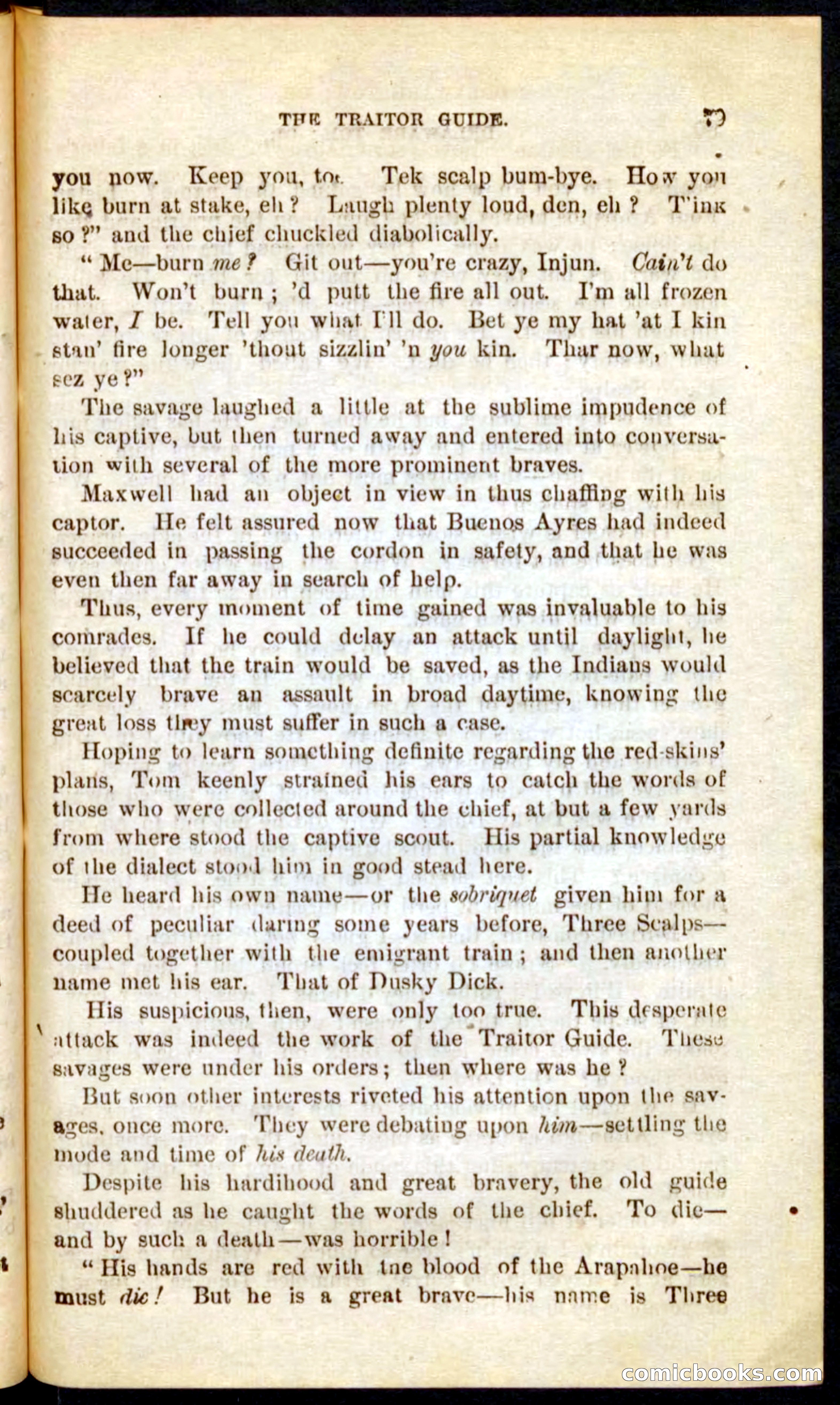 Beadle's Pocket Novels No. 71: Delaware Tom — page 75 of 100