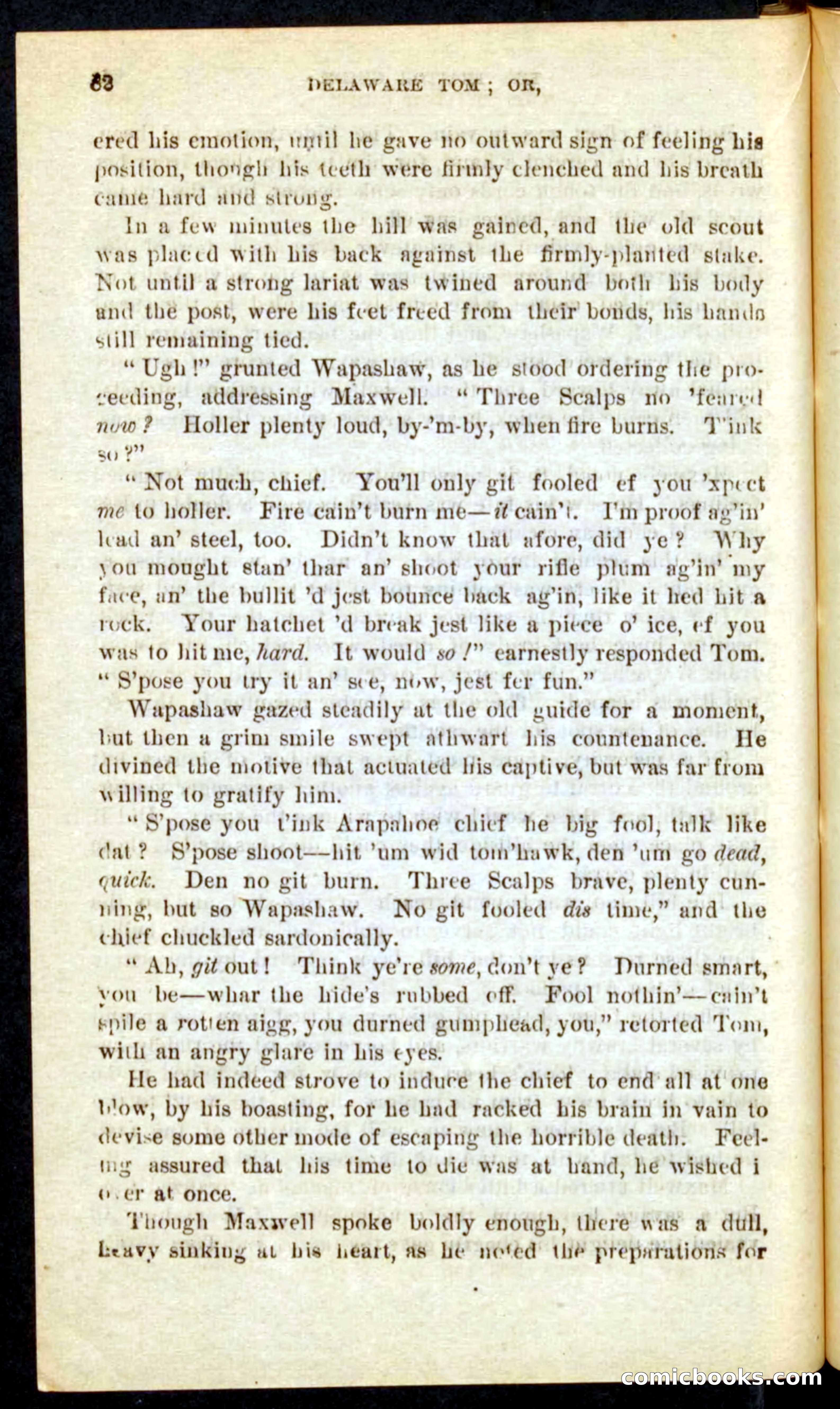 Beadle's Pocket Novels No. 71: Delaware Tom — page 78 of 100