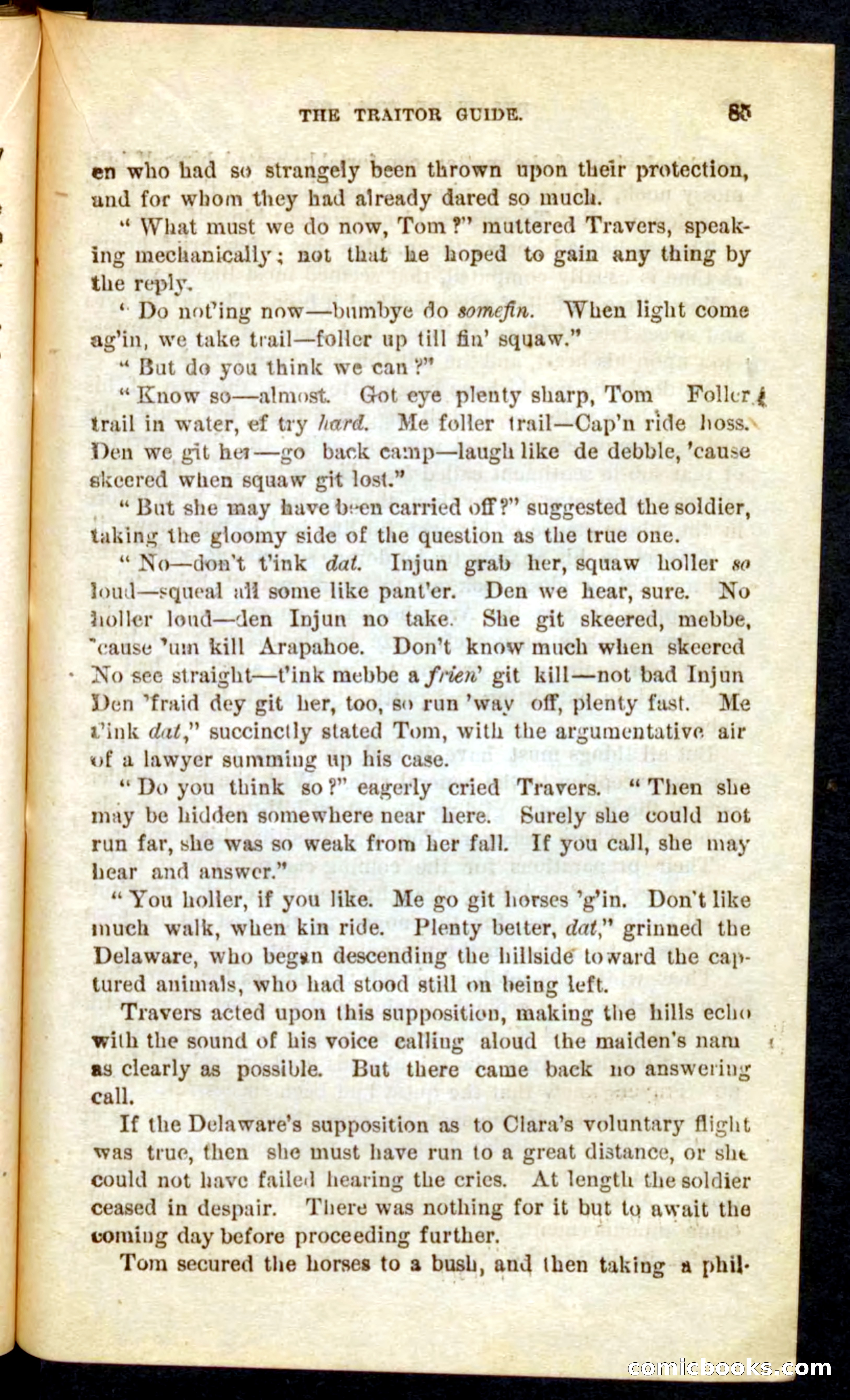 Beadle's Pocket Novels No. 71: Delaware Tom — page 81 of 100