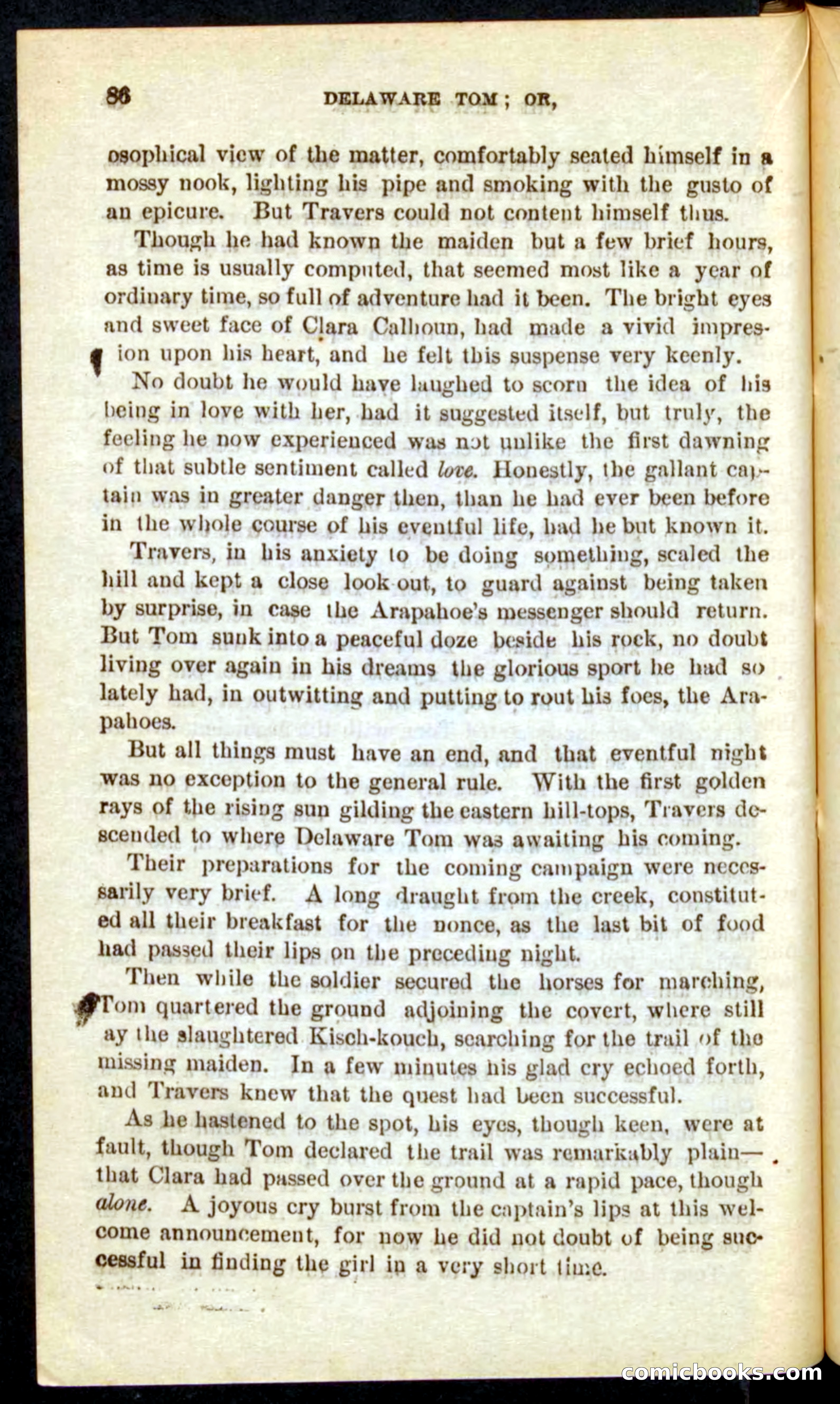 Beadle's Pocket Novels No. 71: Delaware Tom — page 82 of 100