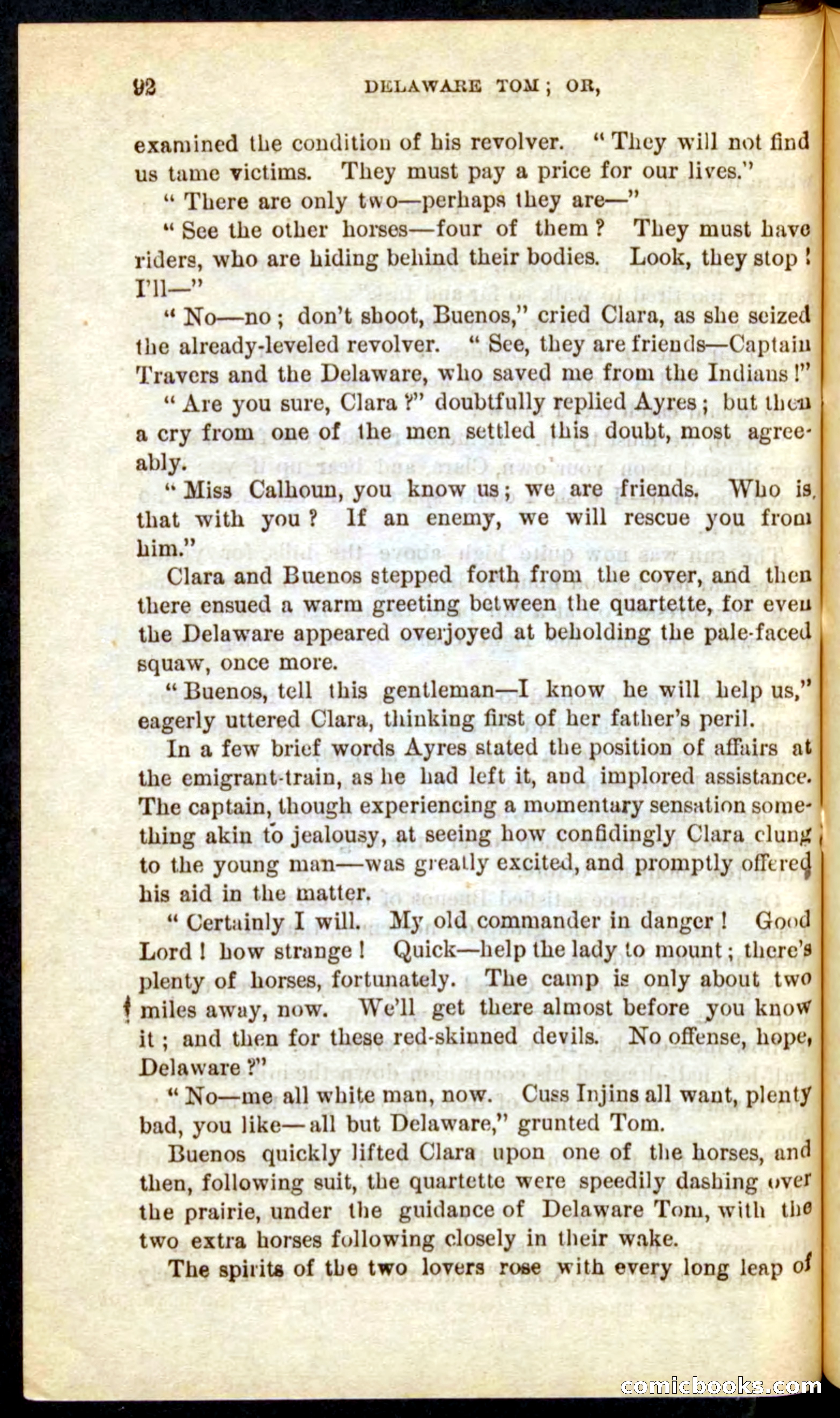 Beadle's Pocket Novels No. 71: Delaware Tom — page 88 of 100
