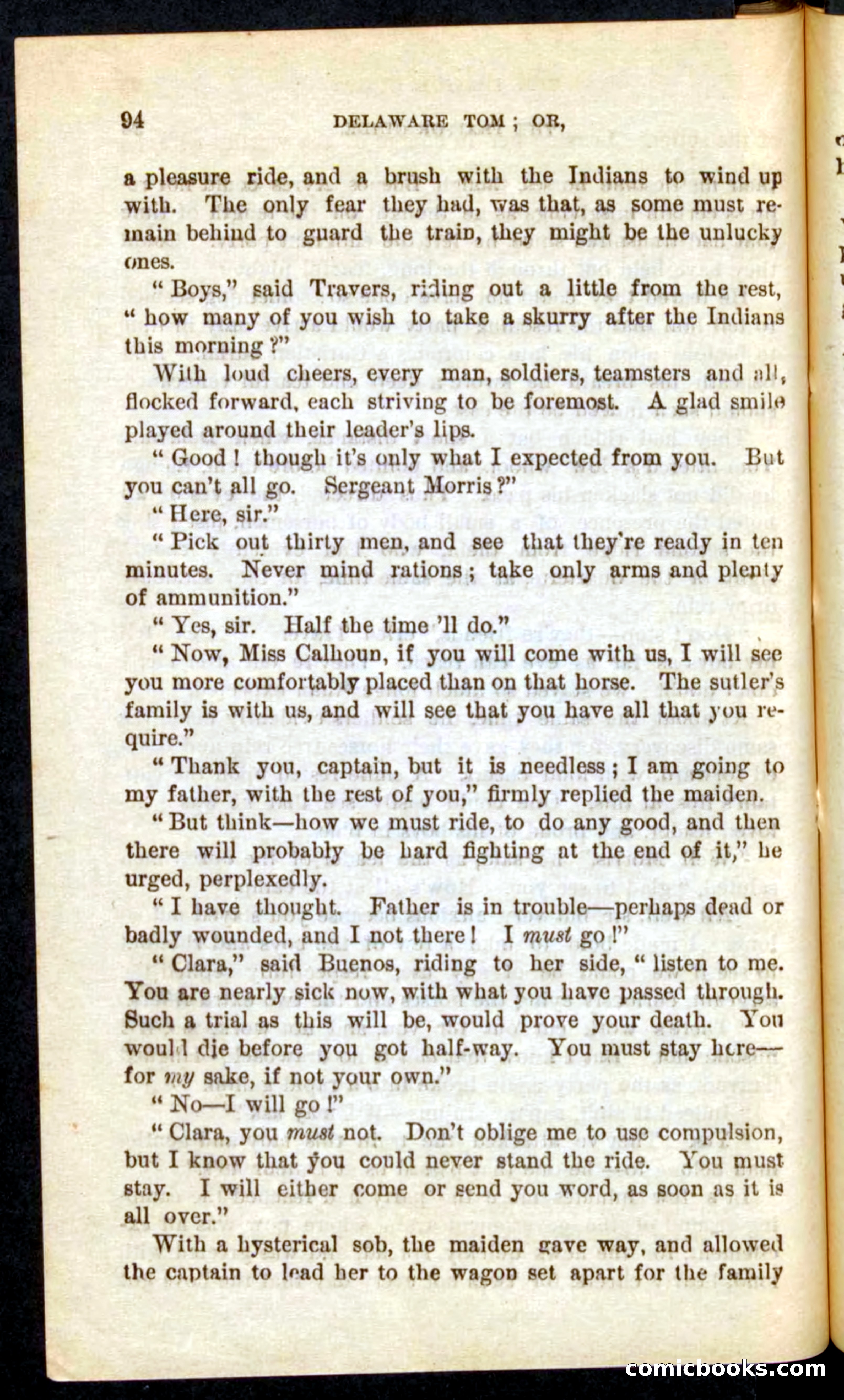 Beadle's Pocket Novels No. 71: Delaware Tom — page 90 of 100