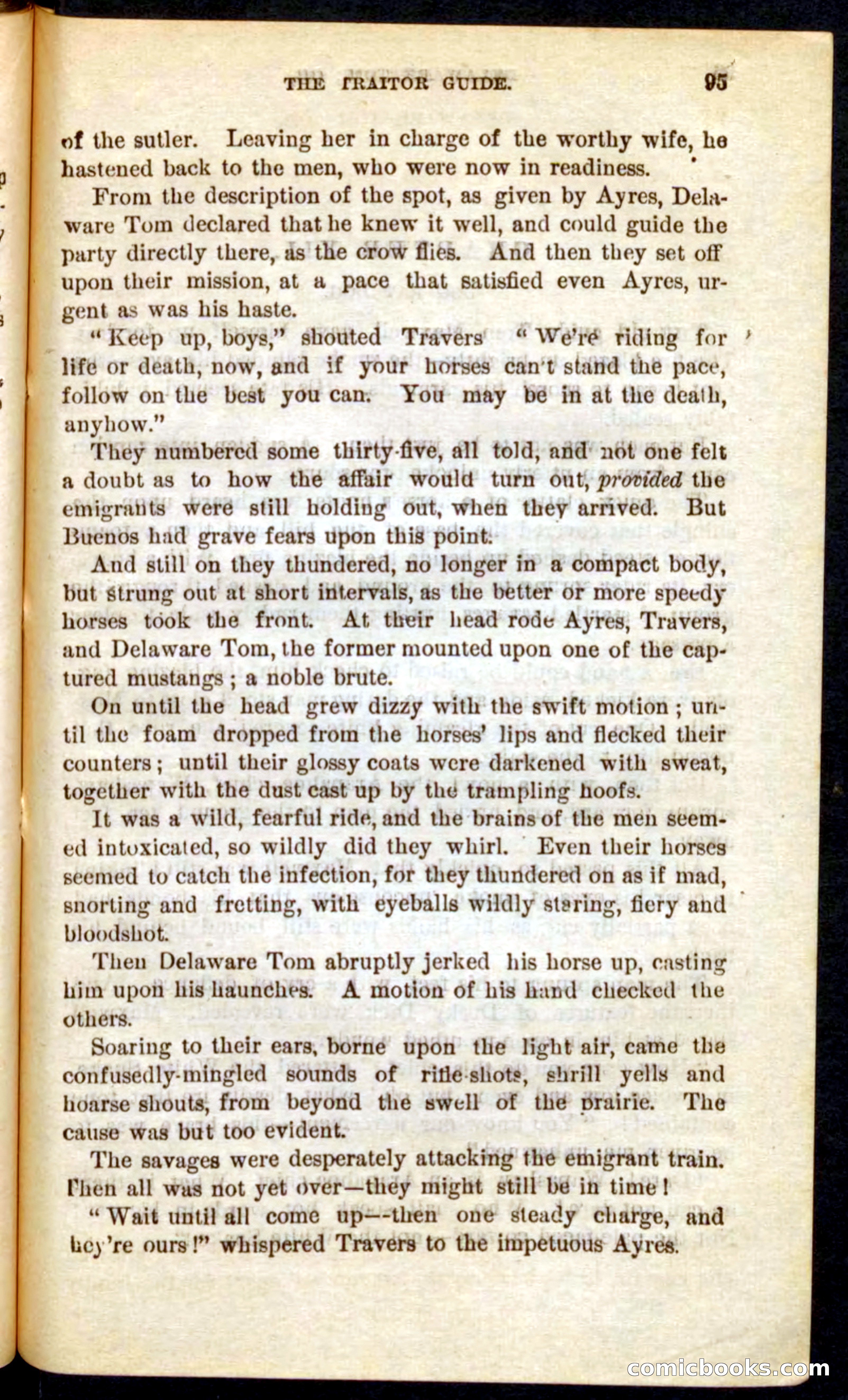 Beadle's Pocket Novels No. 71: Delaware Tom — page 91 of 100