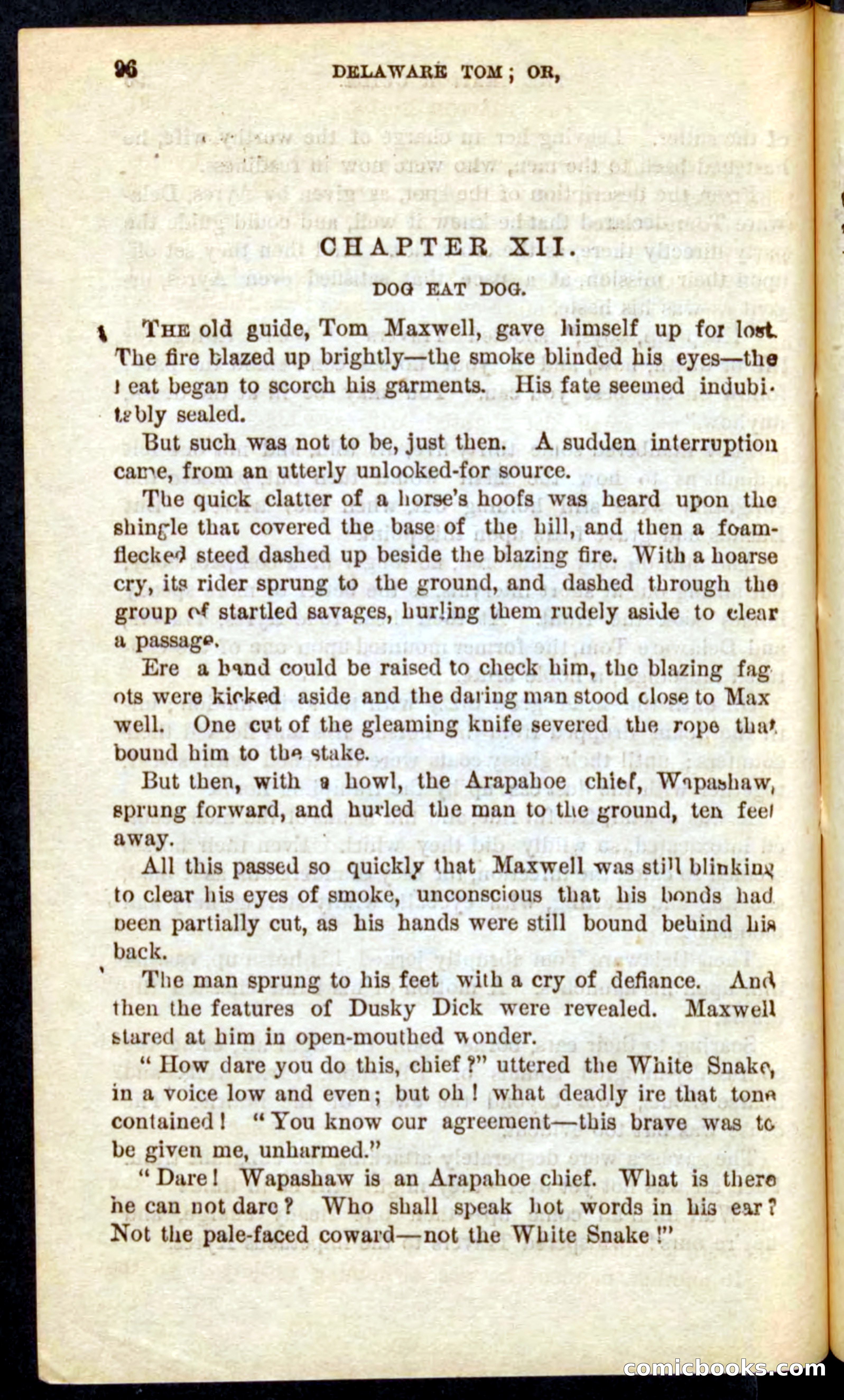 Beadle's Pocket Novels No. 71: Delaware Tom — page 92 of 100