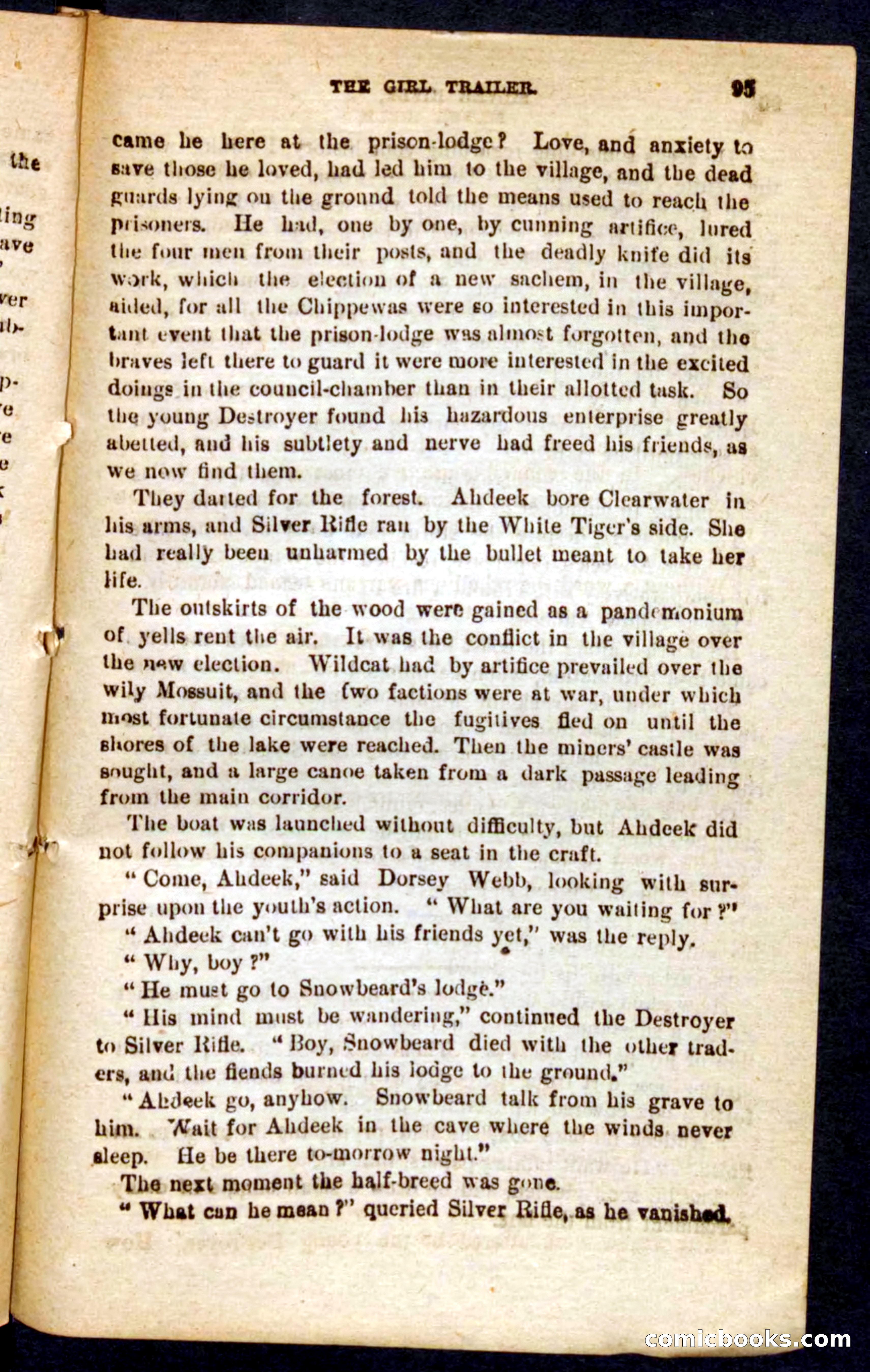 Silver Rifle, the Girl Trailer — page 91 of 100