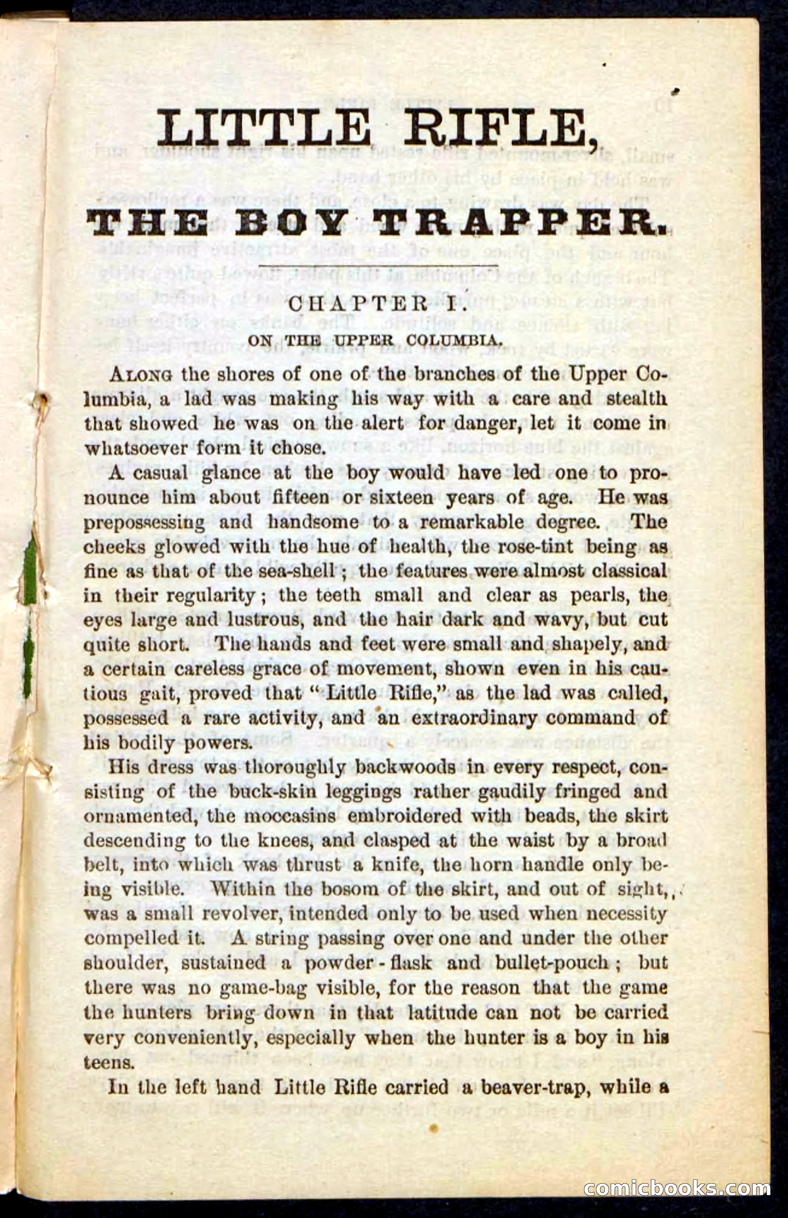 Beadle's Pocket Novels No. 74: Little Rifle, the Boy Trapper — page 5 of 100
