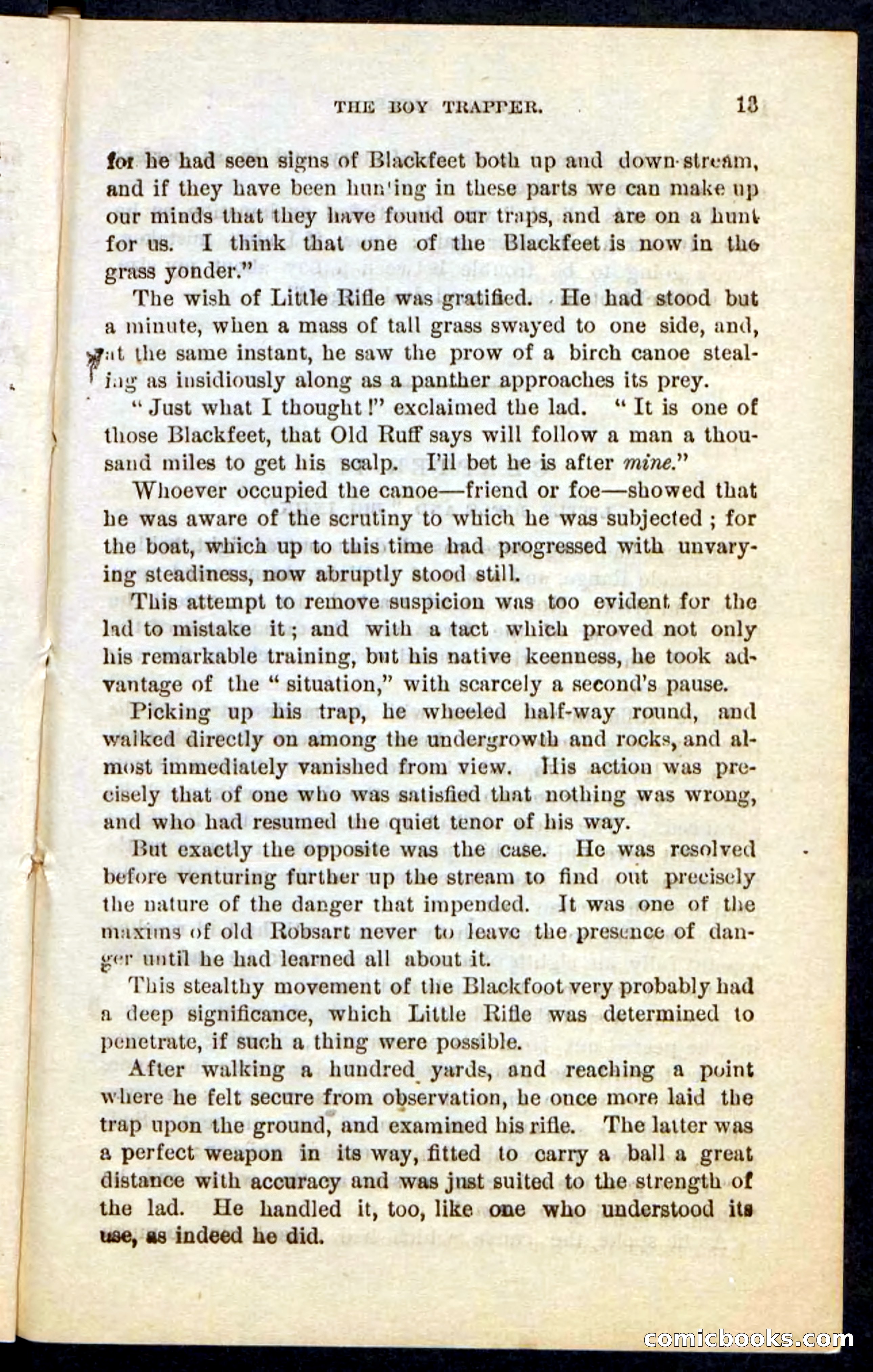 Beadle's Pocket Novels No. 74: Little Rifle, the Boy Trapper — page 9 of 100