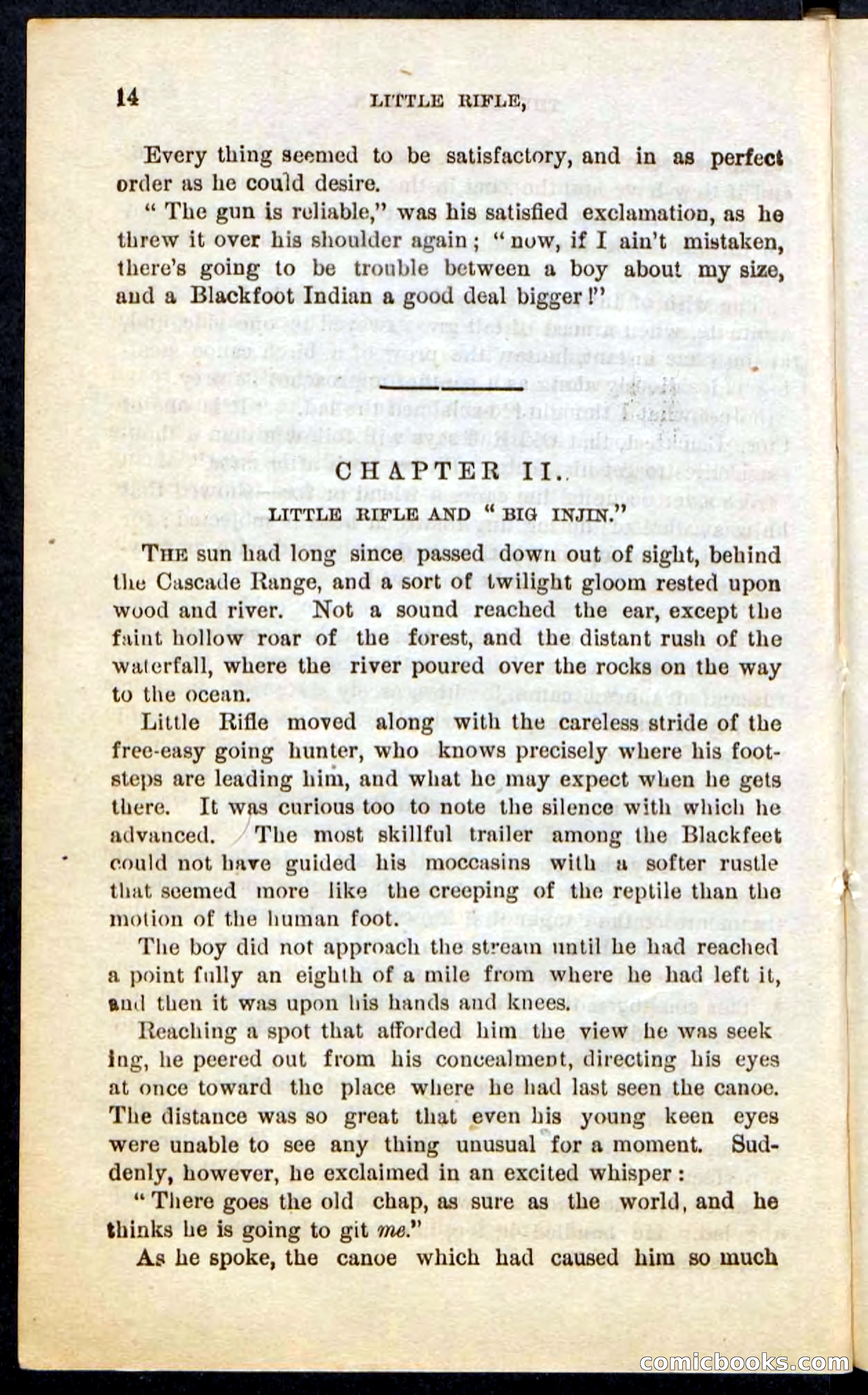 Beadle's Pocket Novels No. 74: Little Rifle, the Boy Trapper — page 10 of 100