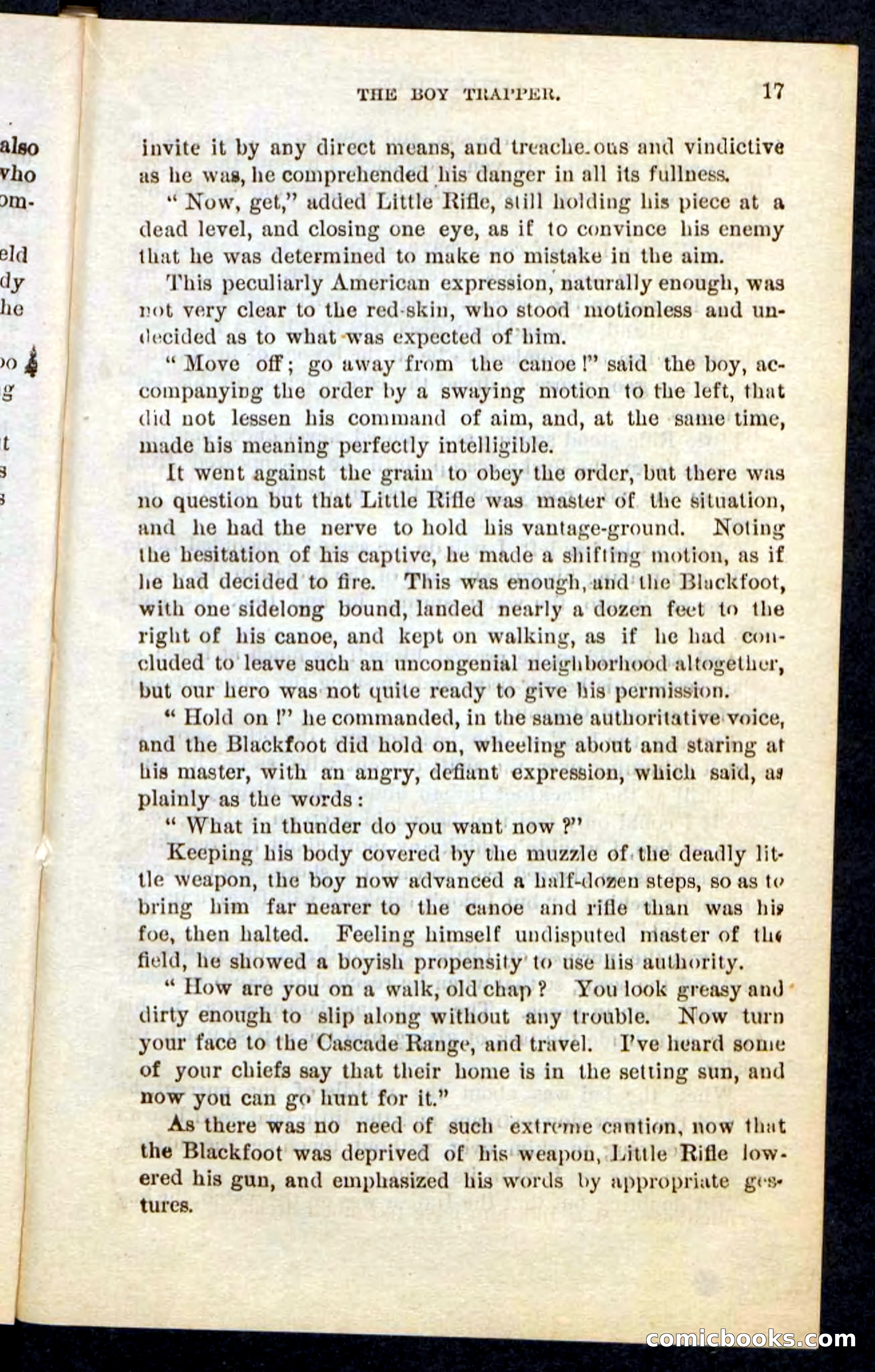 Beadle's Pocket Novels No. 74: Little Rifle, the Boy Trapper — page 13 of 100