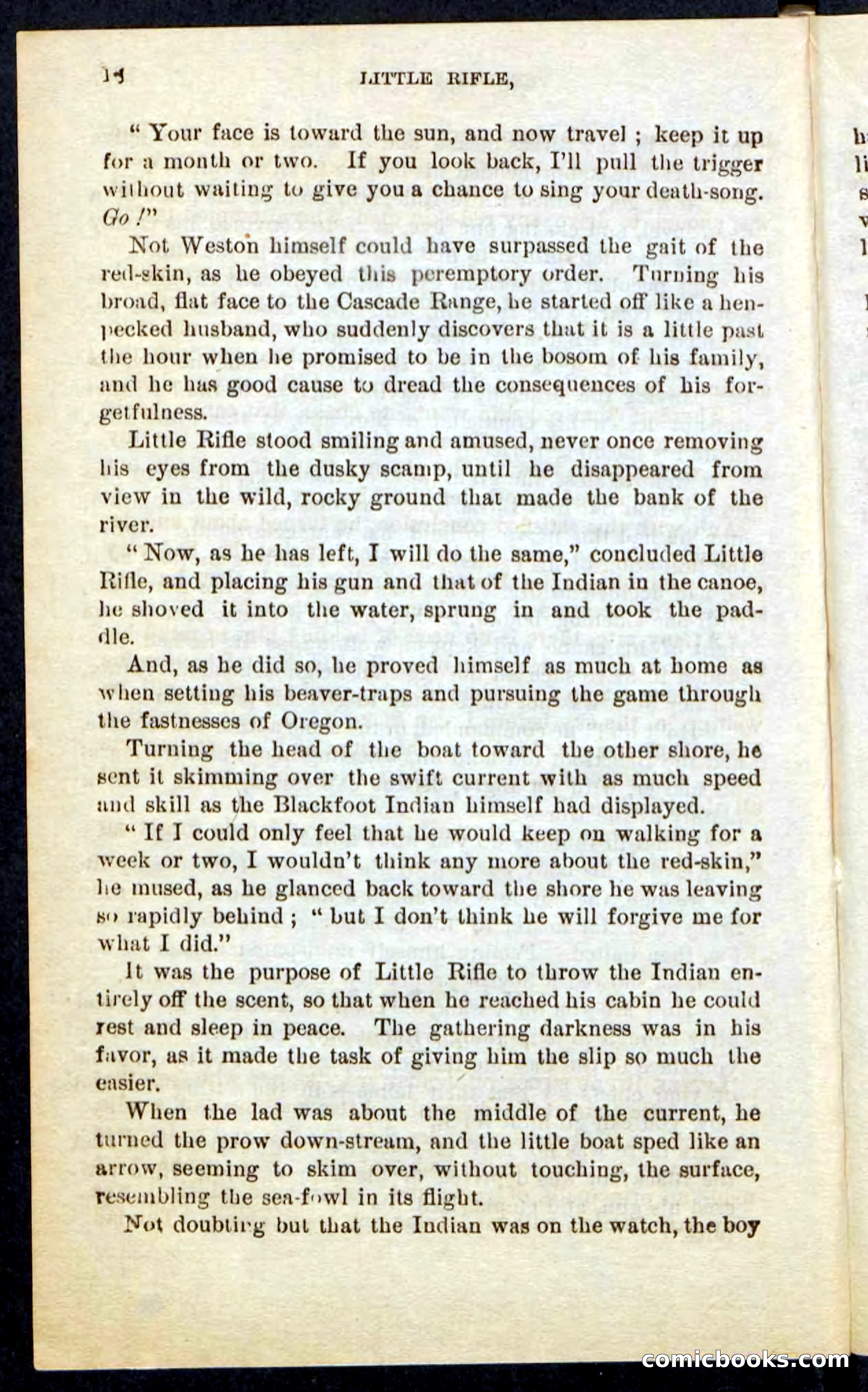 Beadle's Pocket Novels No. 74: Little Rifle, the Boy Trapper — page 14 of 100
