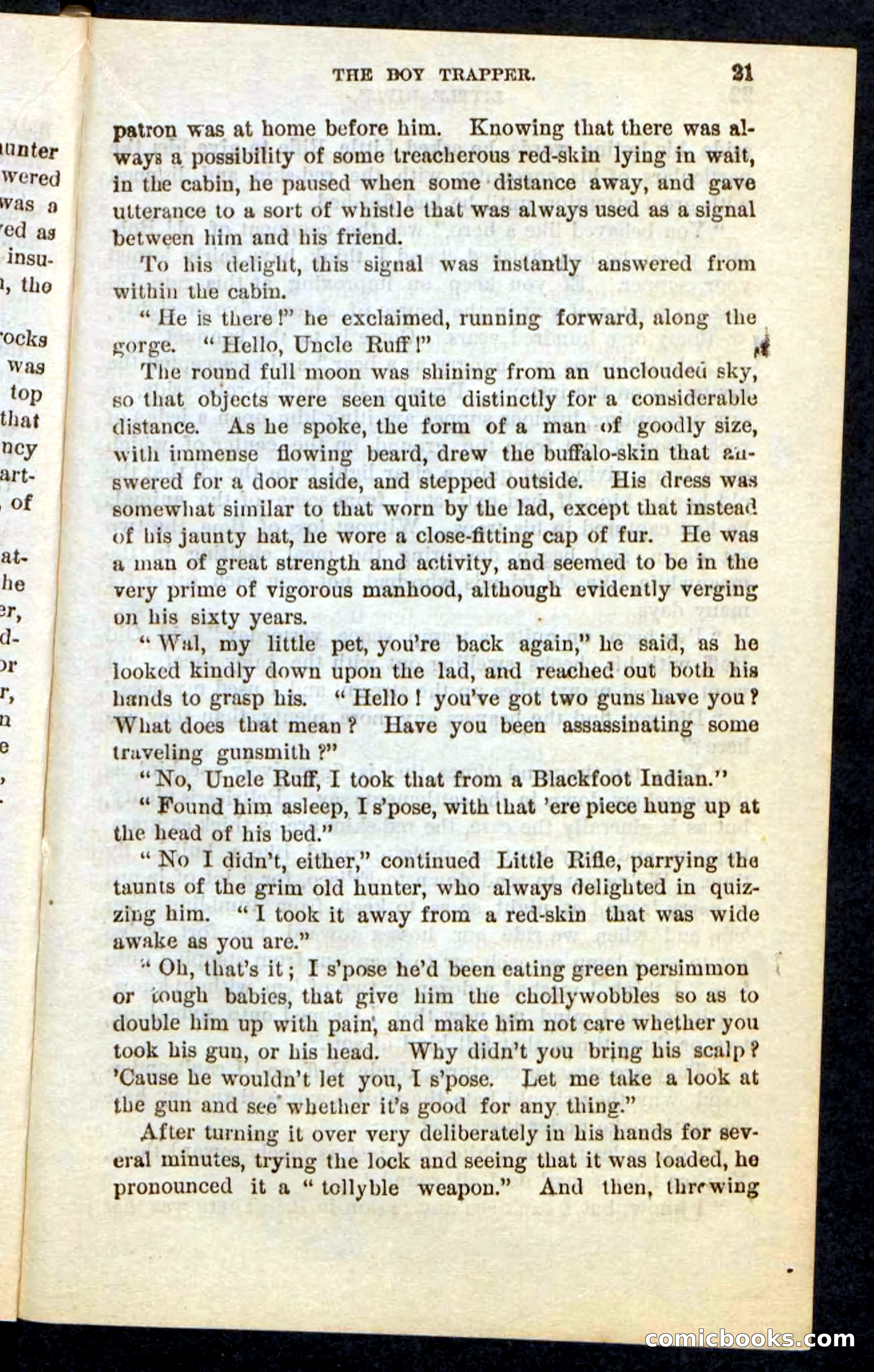 Beadle's Pocket Novels No. 74: Little Rifle, the Boy Trapper — page 17 of 100