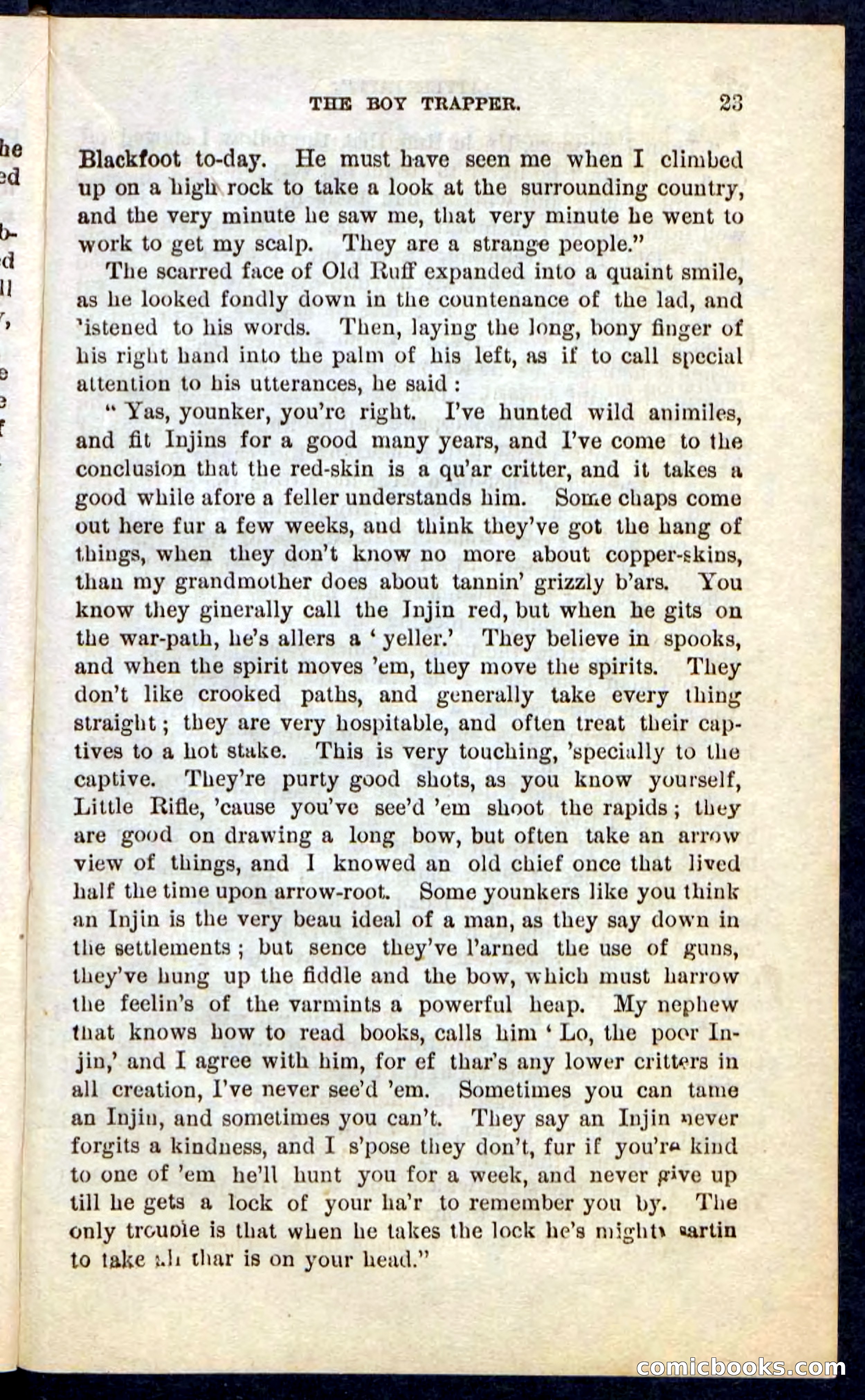 Beadle's Pocket Novels No. 74: Little Rifle, the Boy Trapper — page 19 of 100