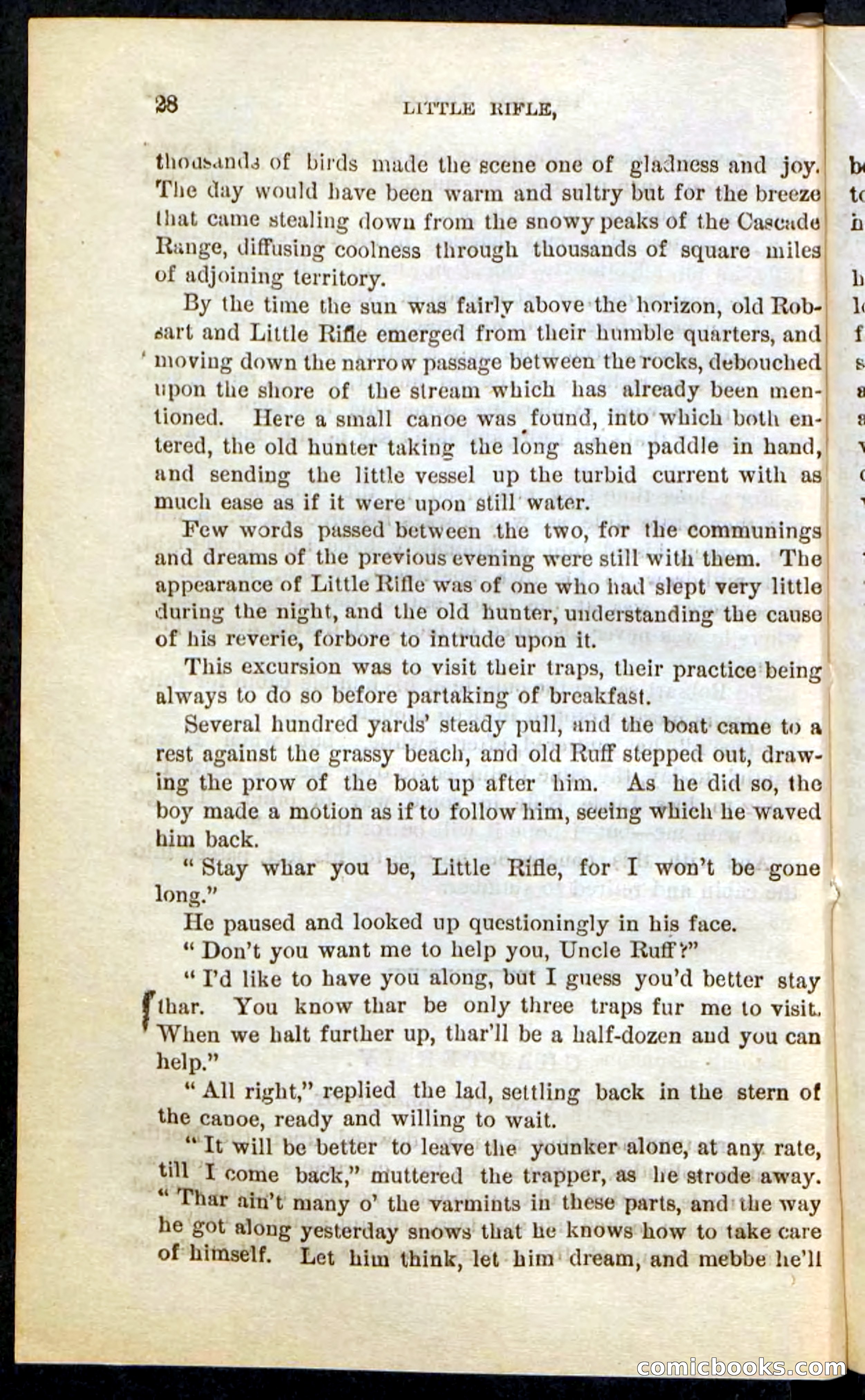 Beadle's Pocket Novels No. 74: Little Rifle, the Boy Trapper — page 24 of 100