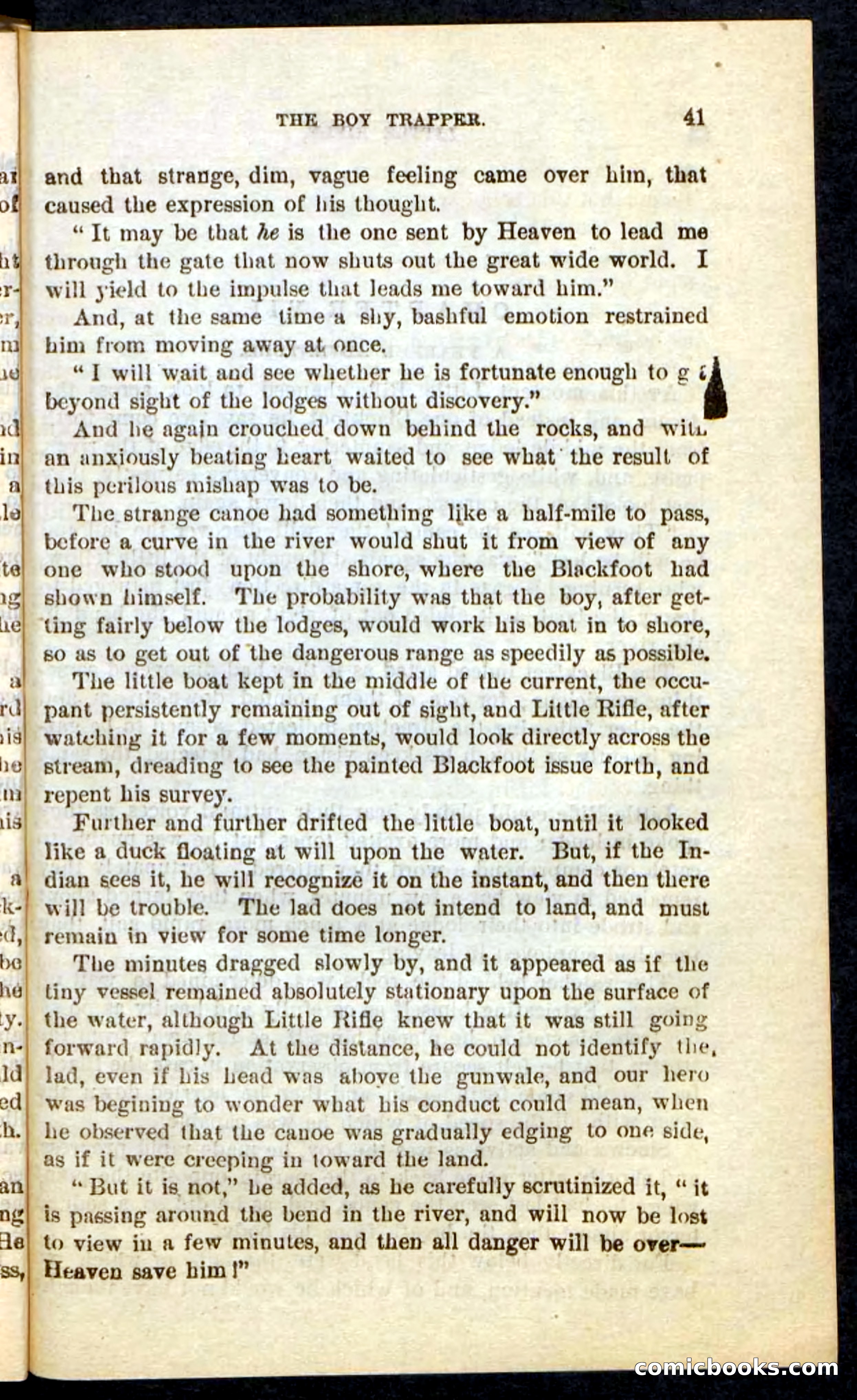 Beadle's Pocket Novels No. 74: Little Rifle, the Boy Trapper — page 37 of 100