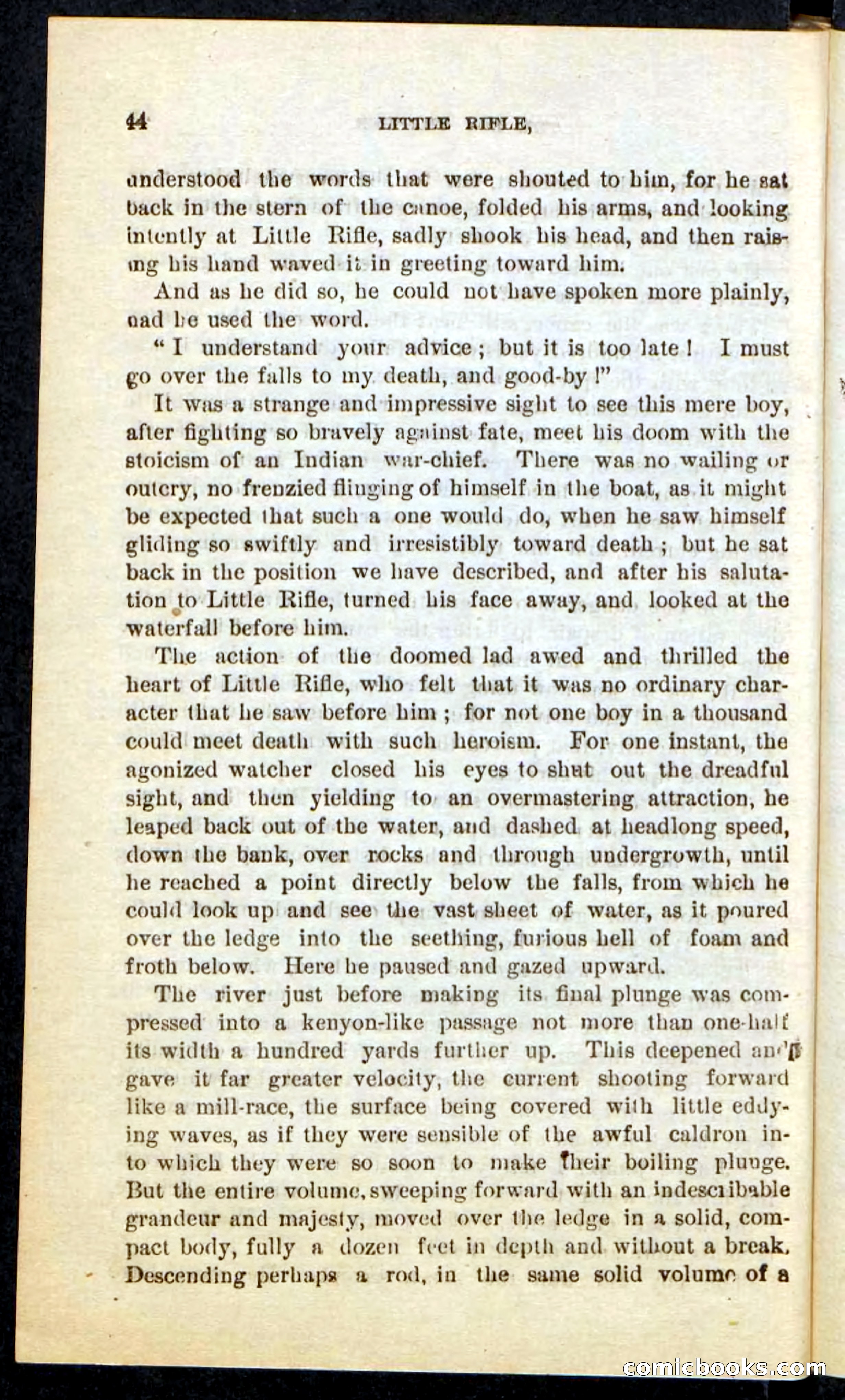Beadle's Pocket Novels No. 74: Little Rifle, the Boy Trapper — page 40 of 100