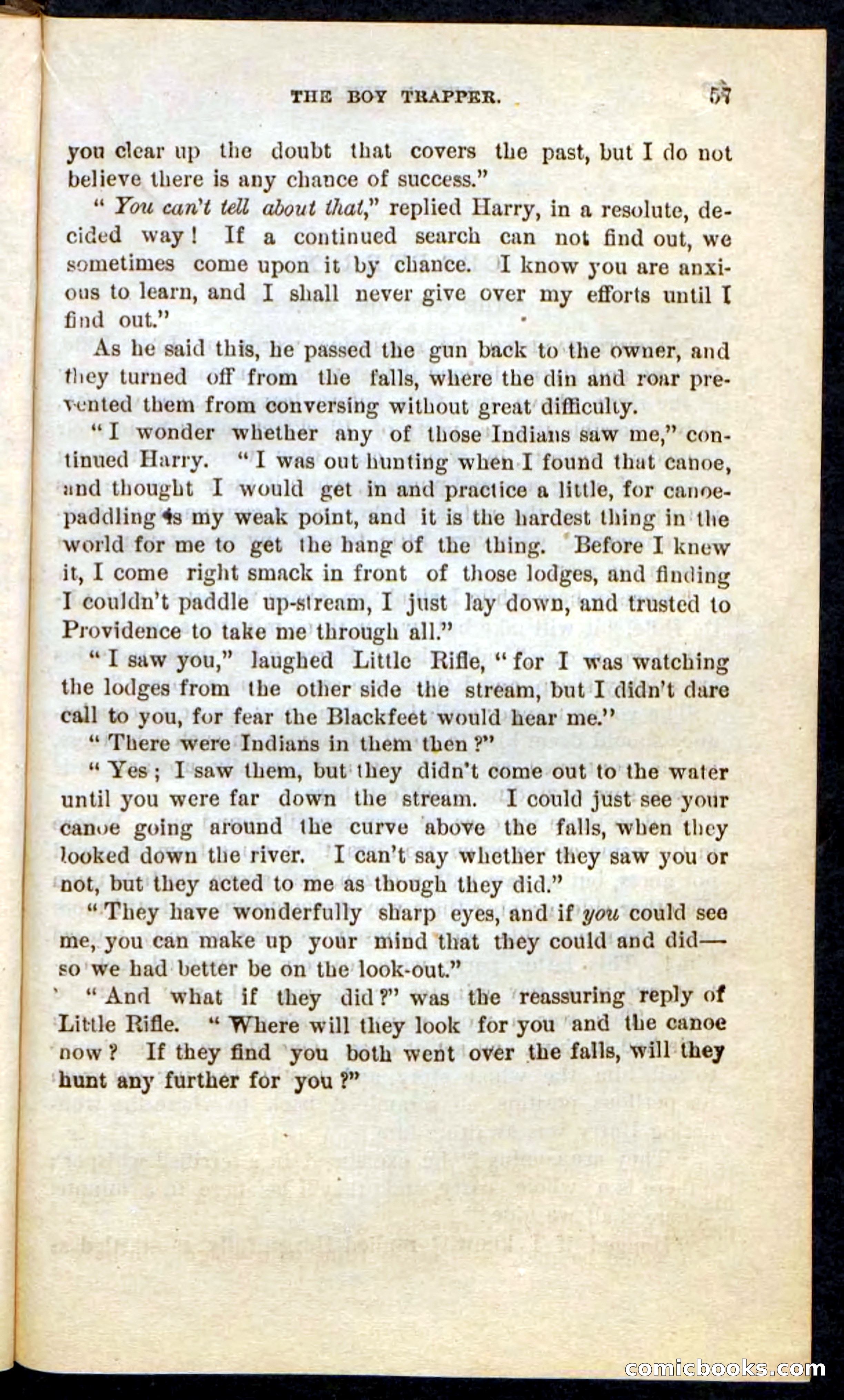 Beadle's Pocket Novels No. 74: Little Rifle, the Boy Trapper — page 53 of 100