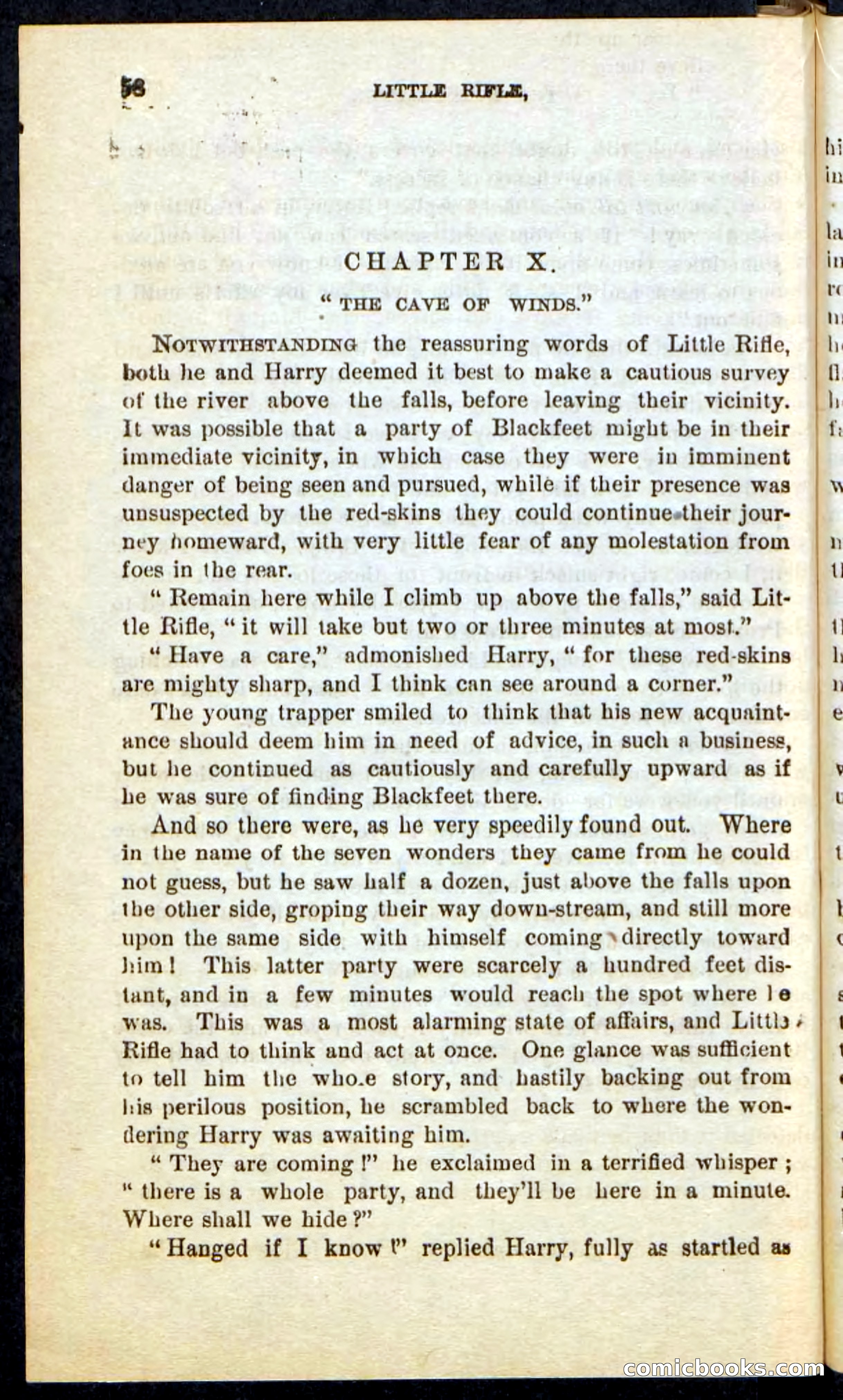 Beadle's Pocket Novels No. 74: Little Rifle, the Boy Trapper — page 54 of 100
