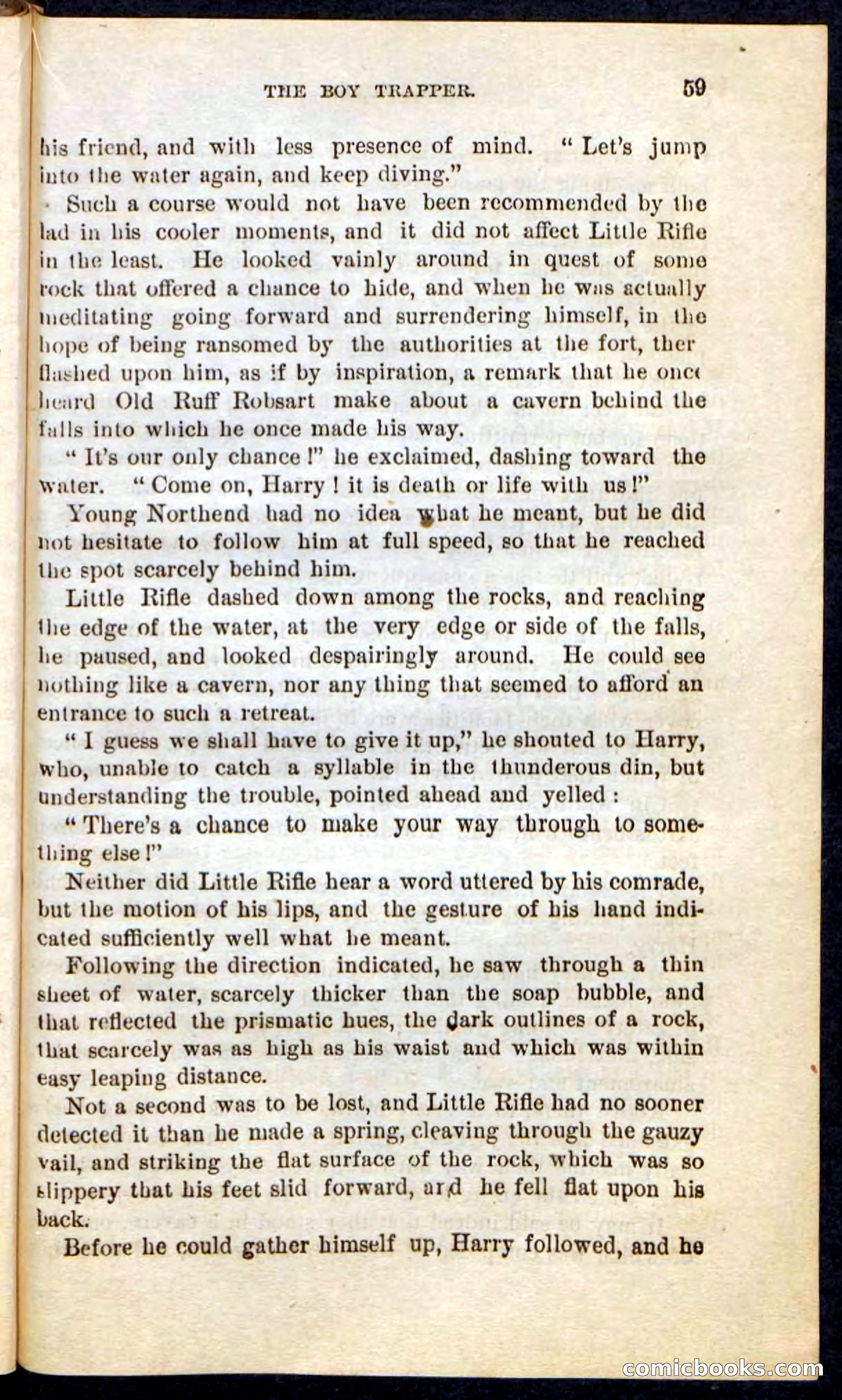 Beadle's Pocket Novels No. 74: Little Rifle, the Boy Trapper — page 55 of 100