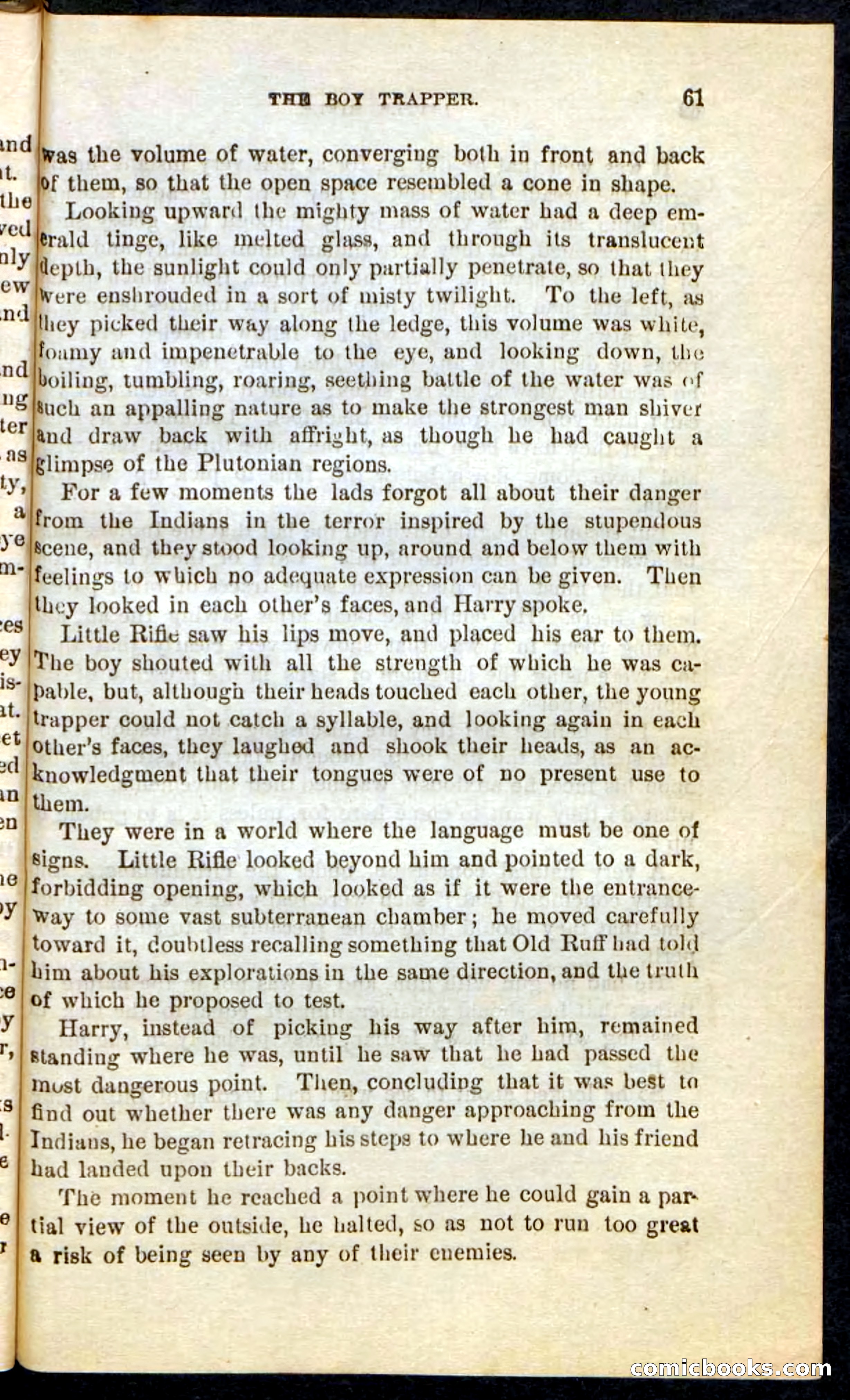 Beadle's Pocket Novels No. 74: Little Rifle, the Boy Trapper — page 57 of 100