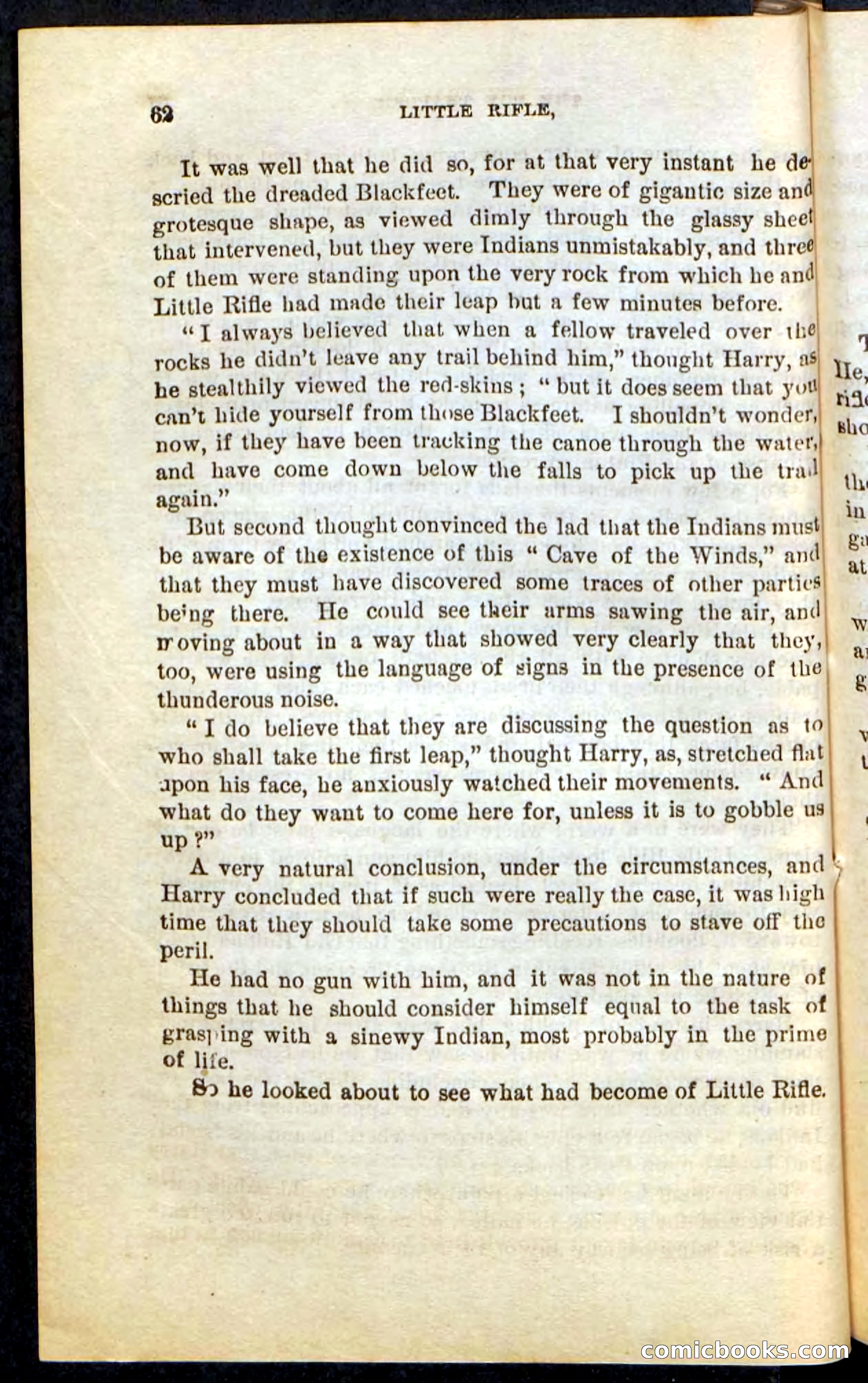 Beadle's Pocket Novels No. 74: Little Rifle, the Boy Trapper — page 58 of 100