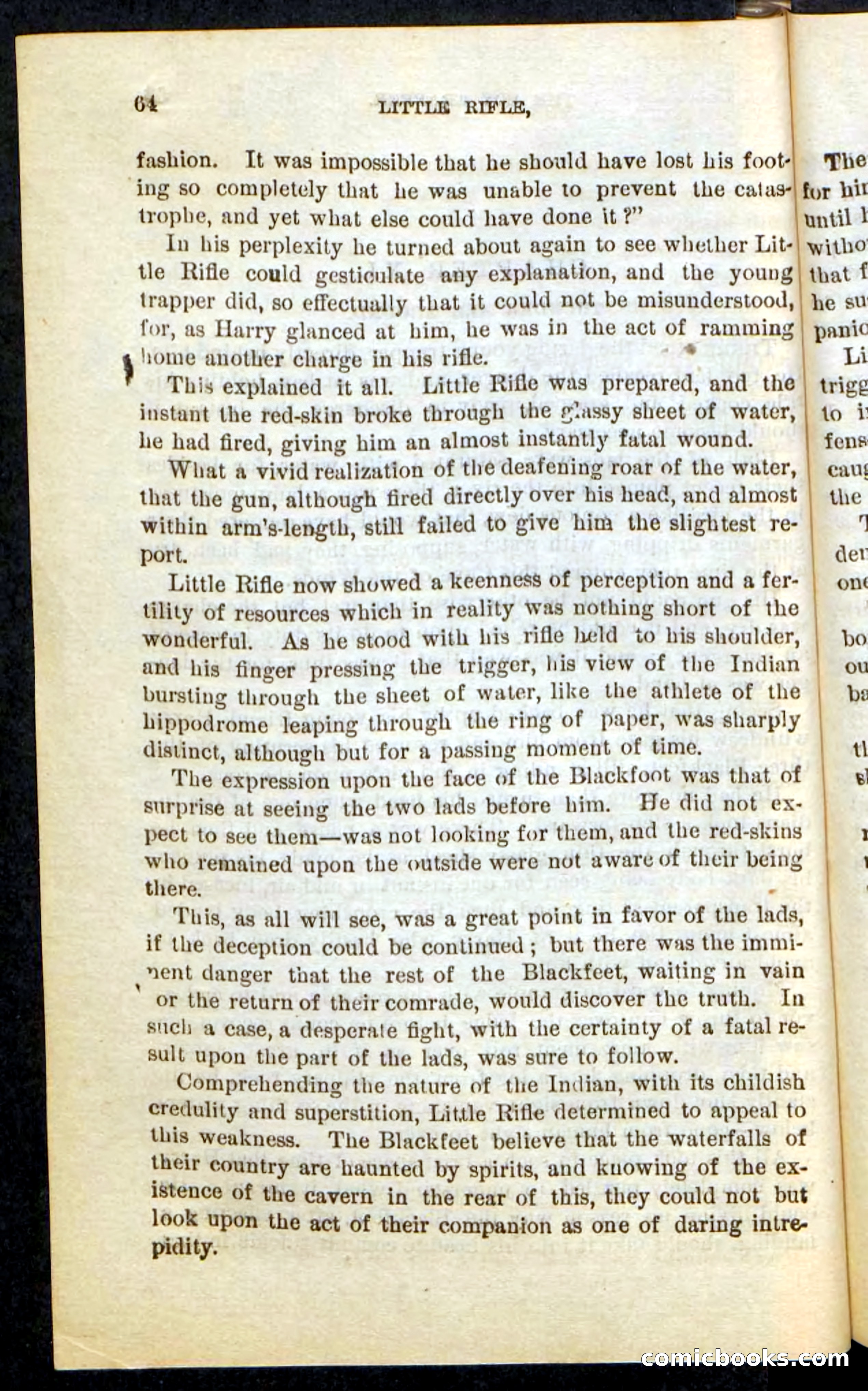 Beadle's Pocket Novels No. 74: Little Rifle, the Boy Trapper — page 60 of 100