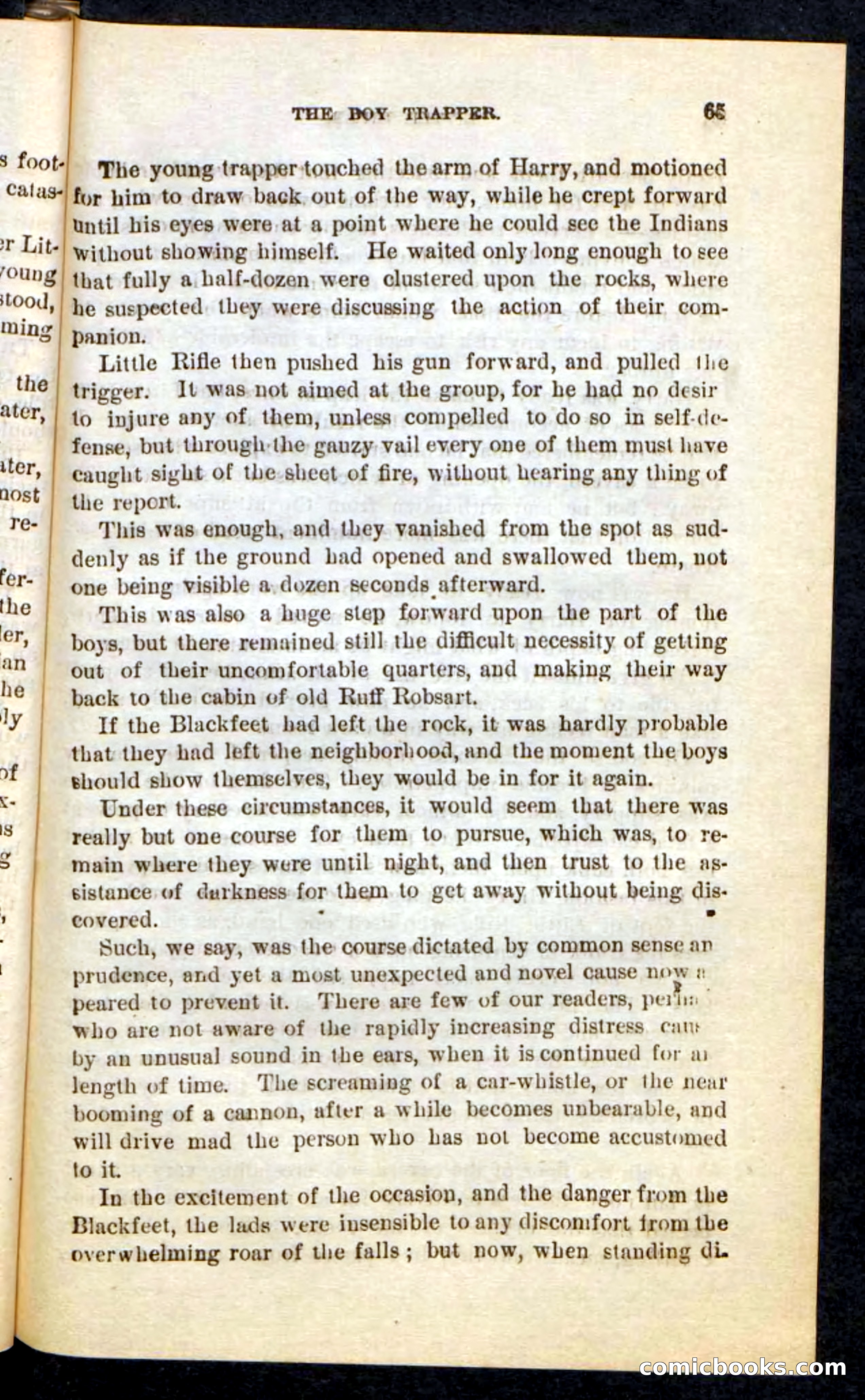 Beadle's Pocket Novels No. 74: Little Rifle, the Boy Trapper — page 61 of 100