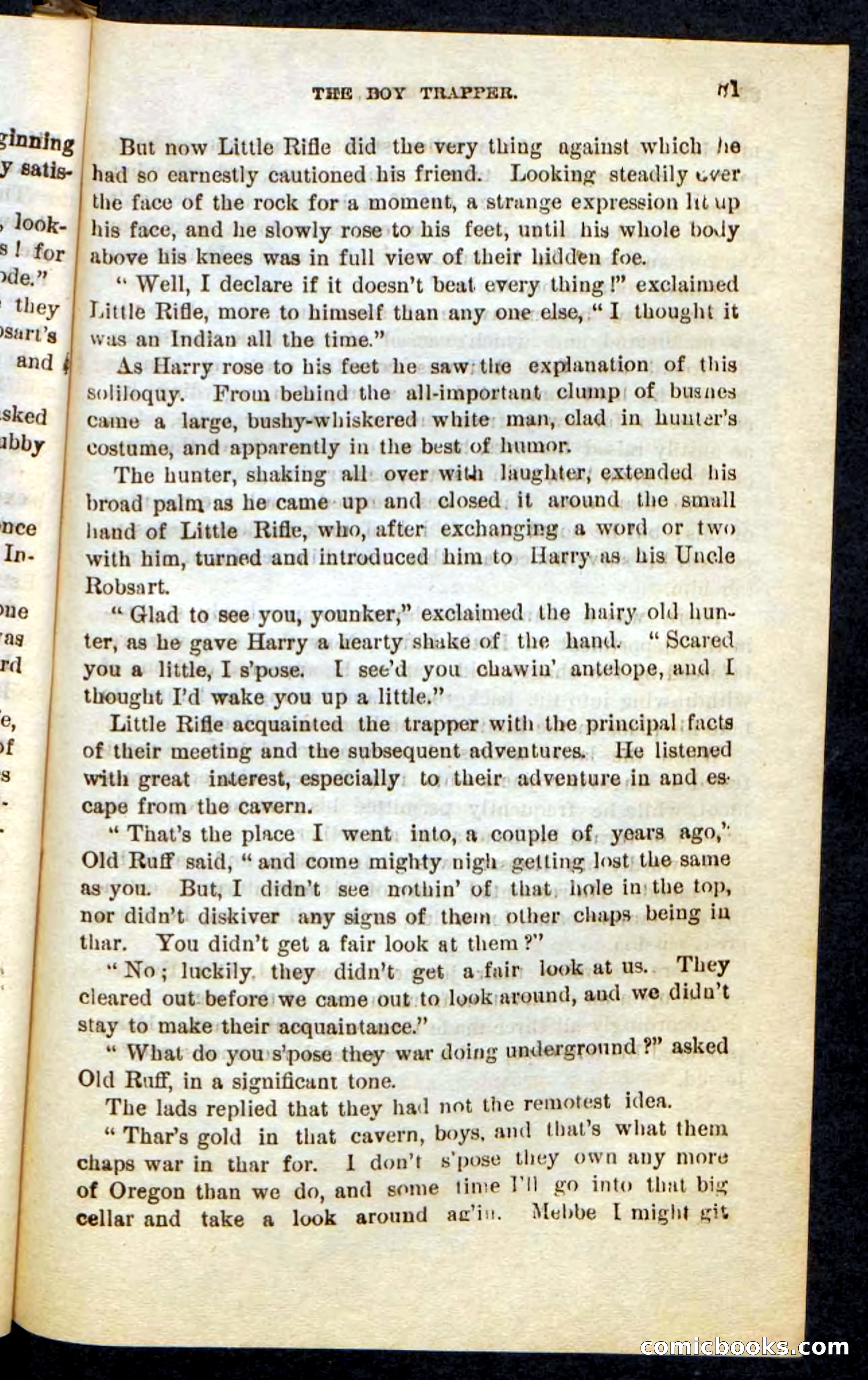 Beadle's Pocket Novels No. 74: Little Rifle, the Boy Trapper — page 77 of 100
