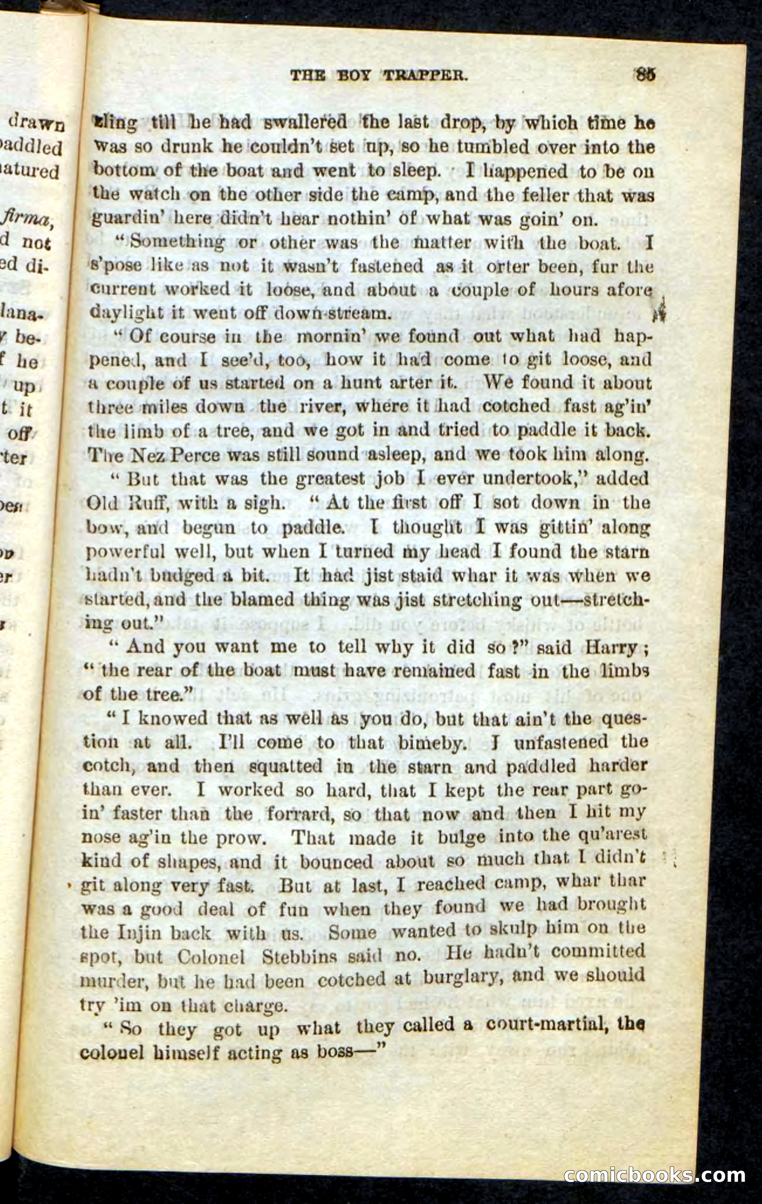 Beadle's Pocket Novels No. 74: Little Rifle, the Boy Trapper — page 81 of 100