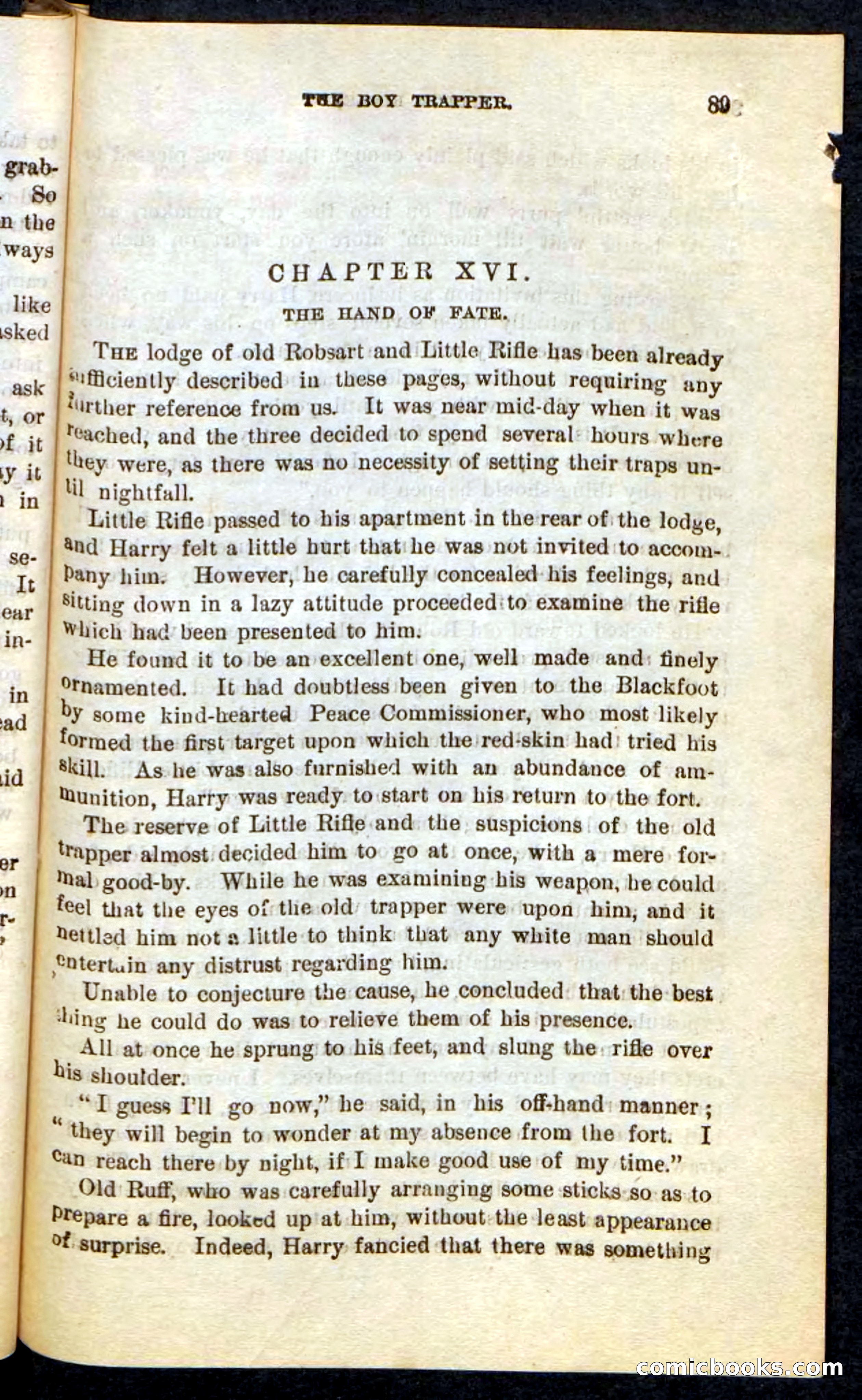 Beadle's Pocket Novels No. 74: Little Rifle, the Boy Trapper — page 85 of 100