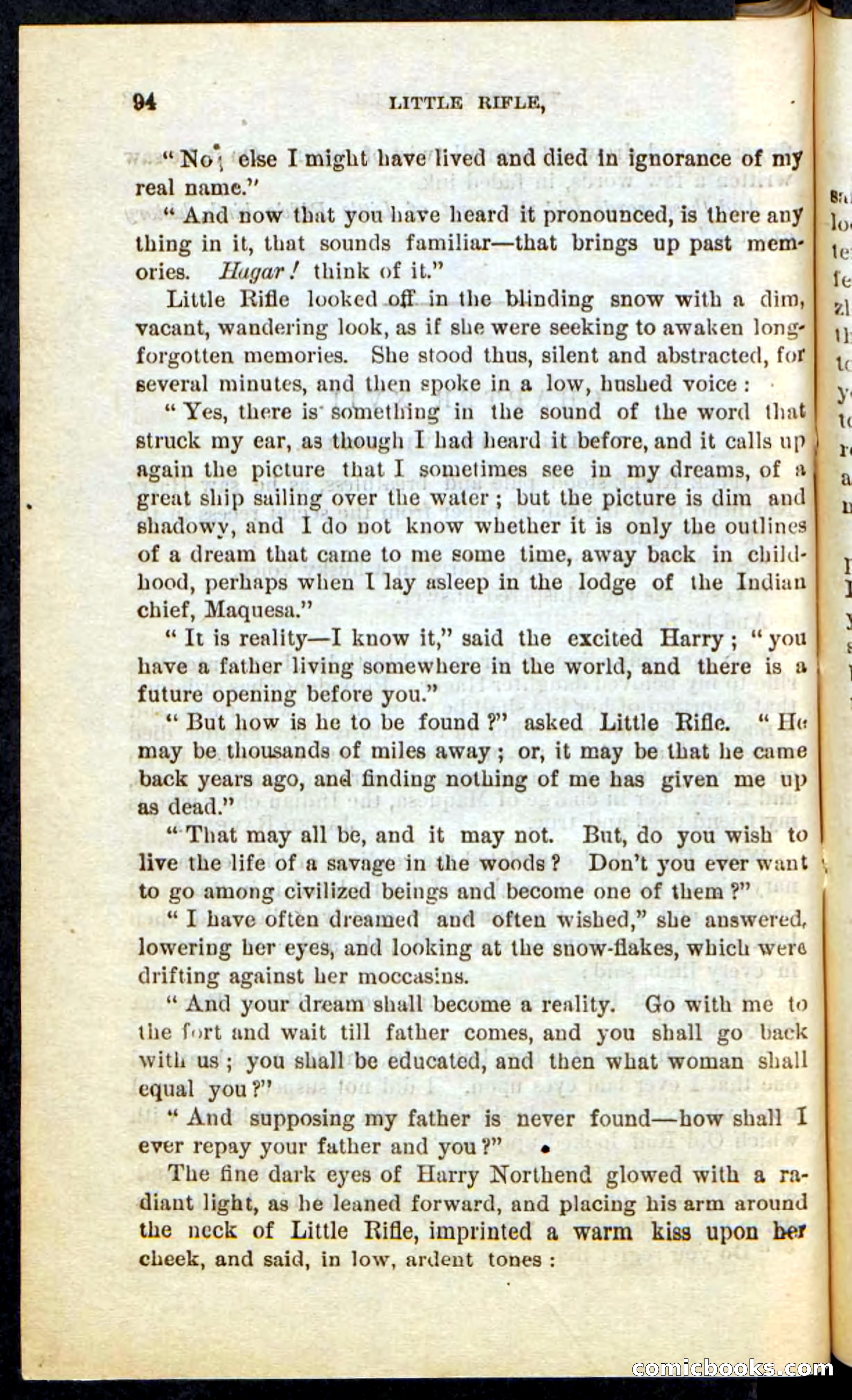 Beadle's Pocket Novels No. 74: Little Rifle, the Boy Trapper — page 90 of 100