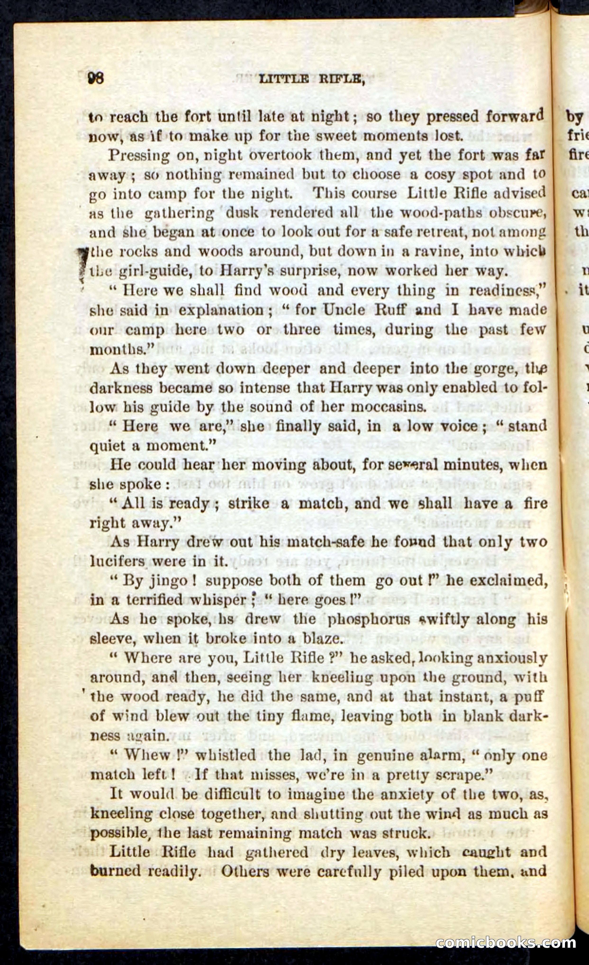 Beadle's Pocket Novels No. 74: Little Rifle, the Boy Trapper — page 94 of 100