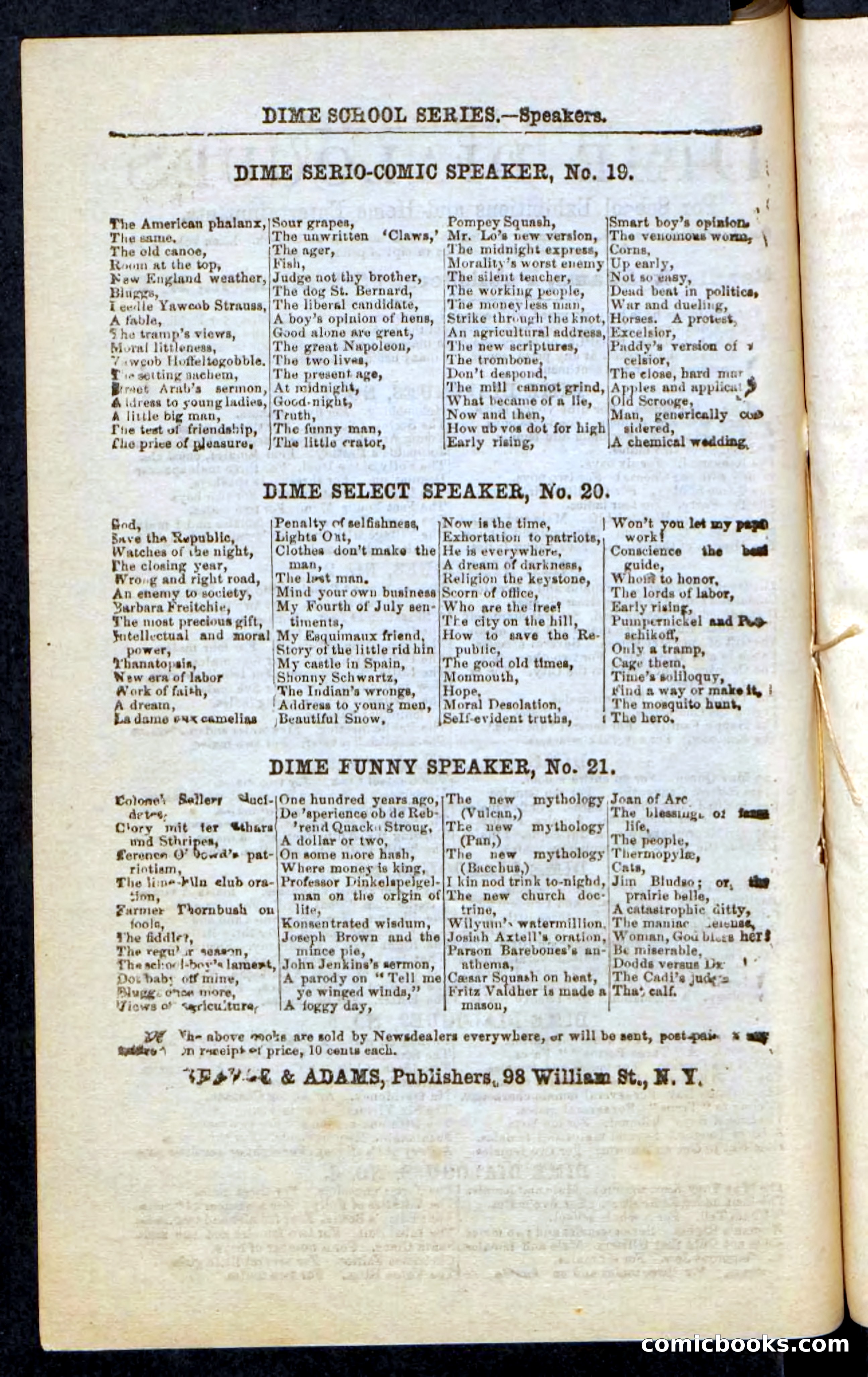 Beadle's Pocket Novels No. 74: Little Rifle, the Boy Trapper — page 98 of 100