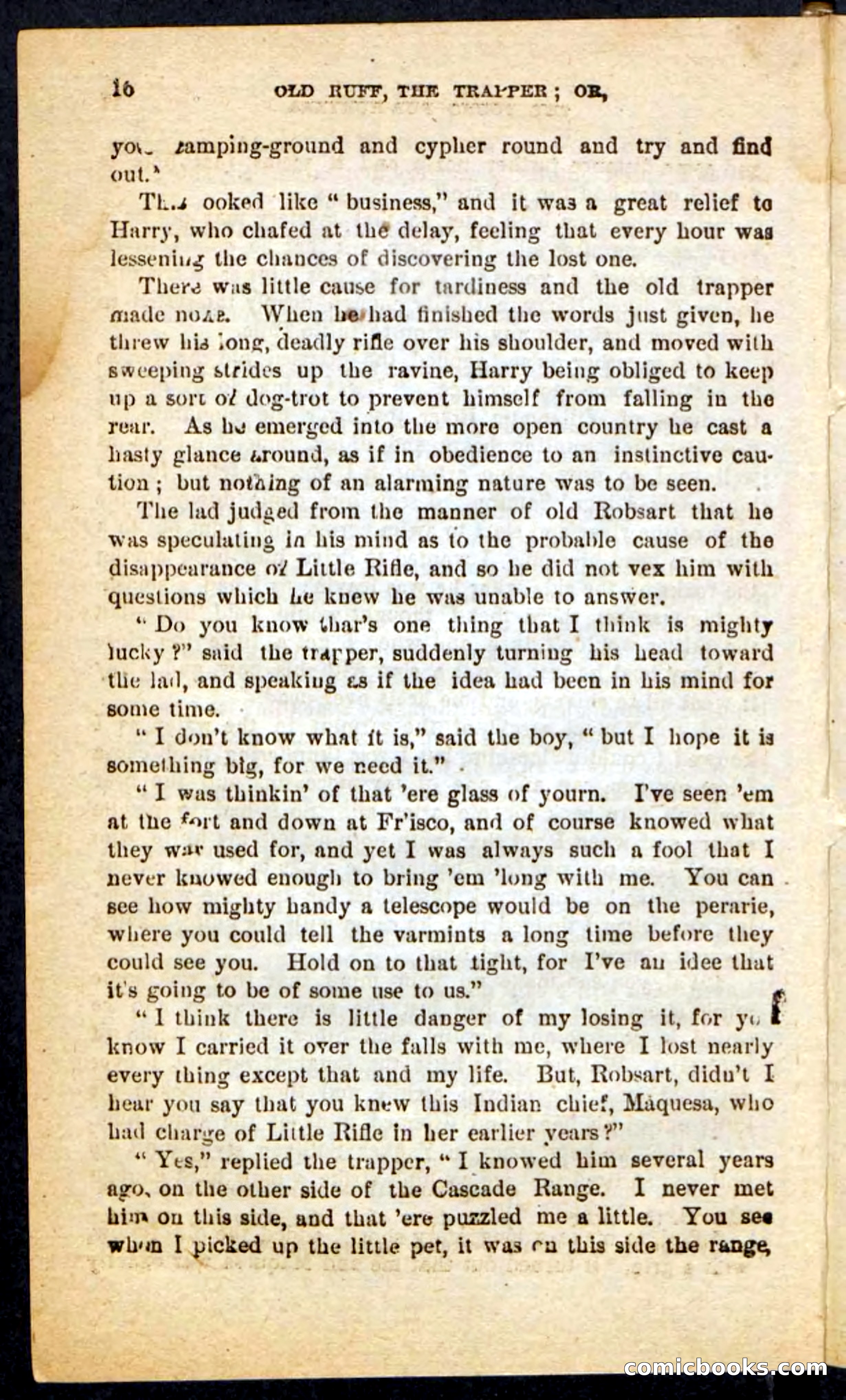 Old Ruff, The Trapper — page 12 of 100