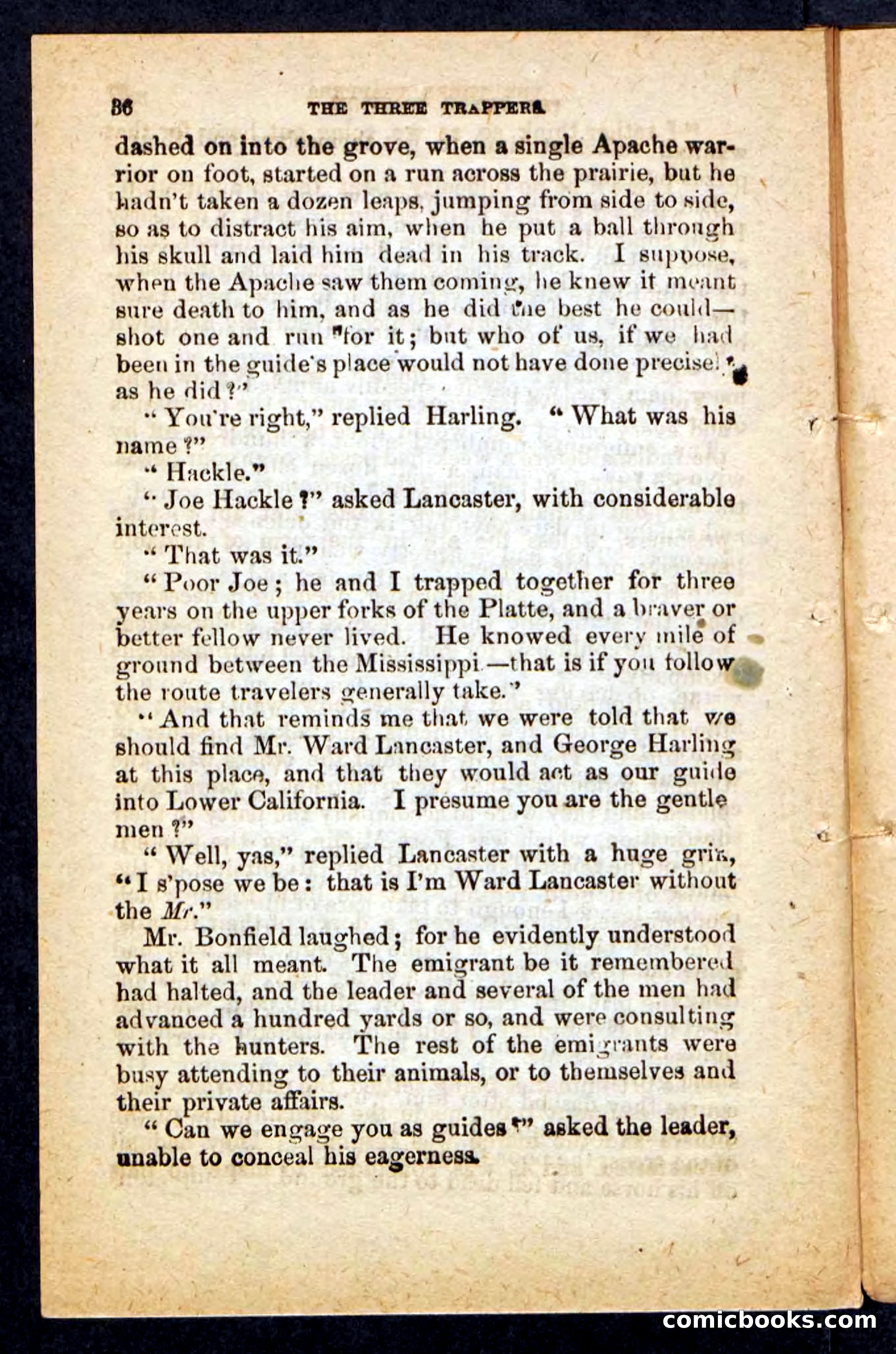 The Three Trappers — page 32 of 100
