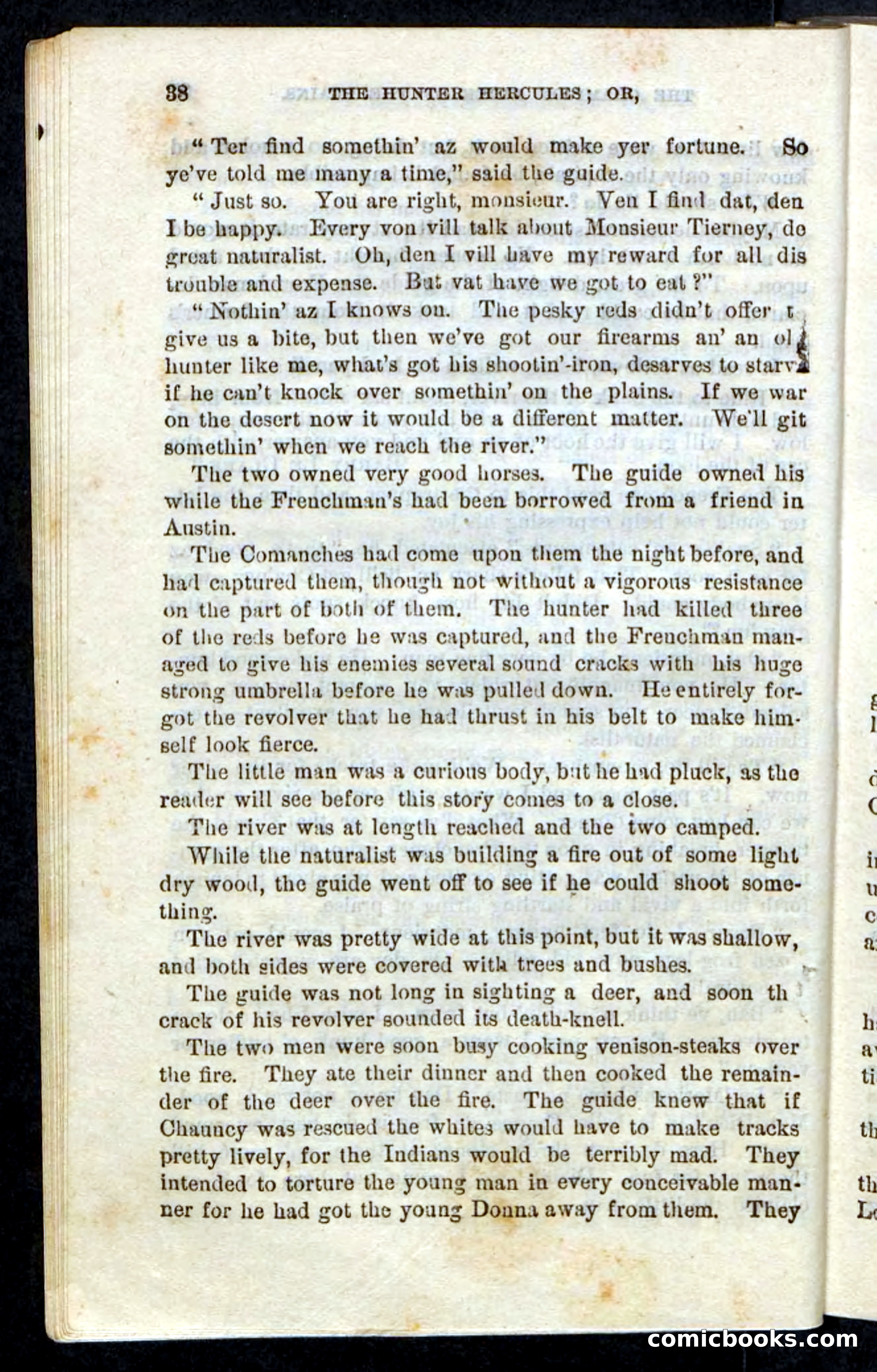 Beadle's Pocket Novels, No. 86: The Hunter Hercules — page 34 of 100