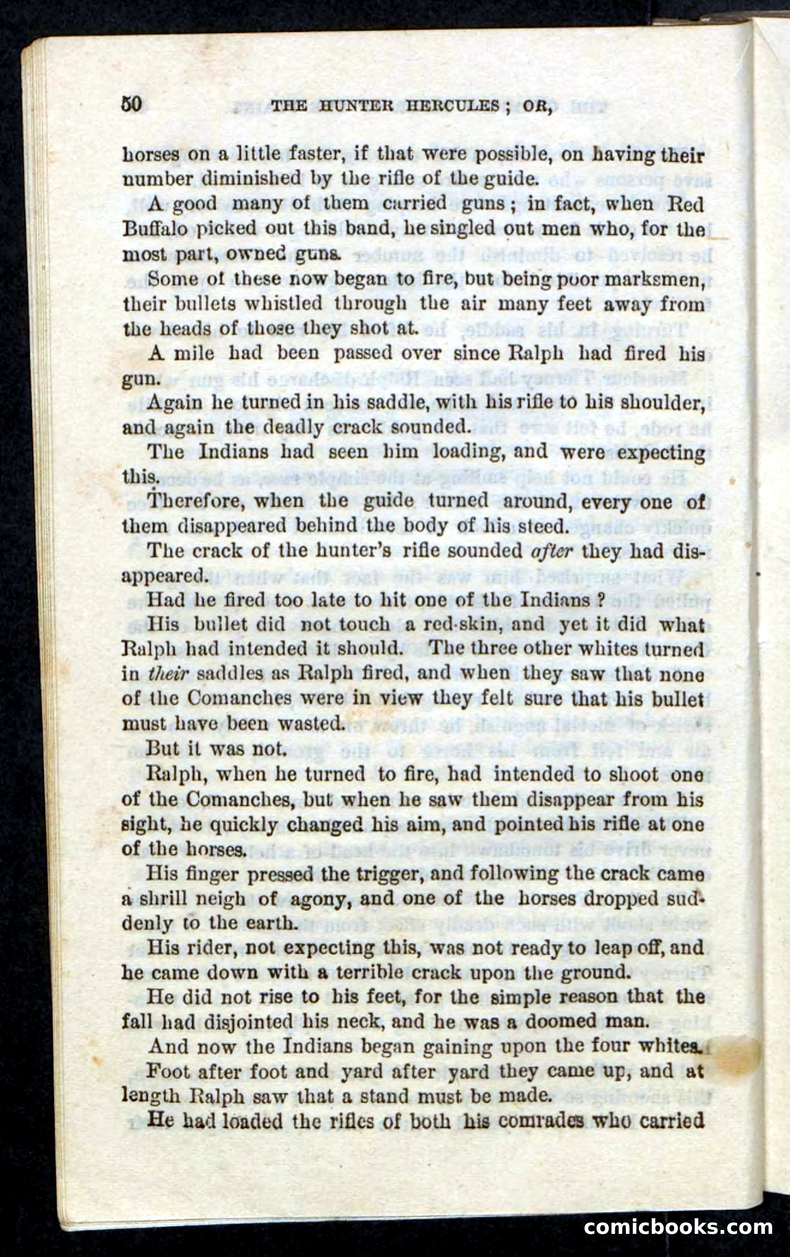 Beadle's Pocket Novels, No. 86: The Hunter Hercules — page 46 of 100