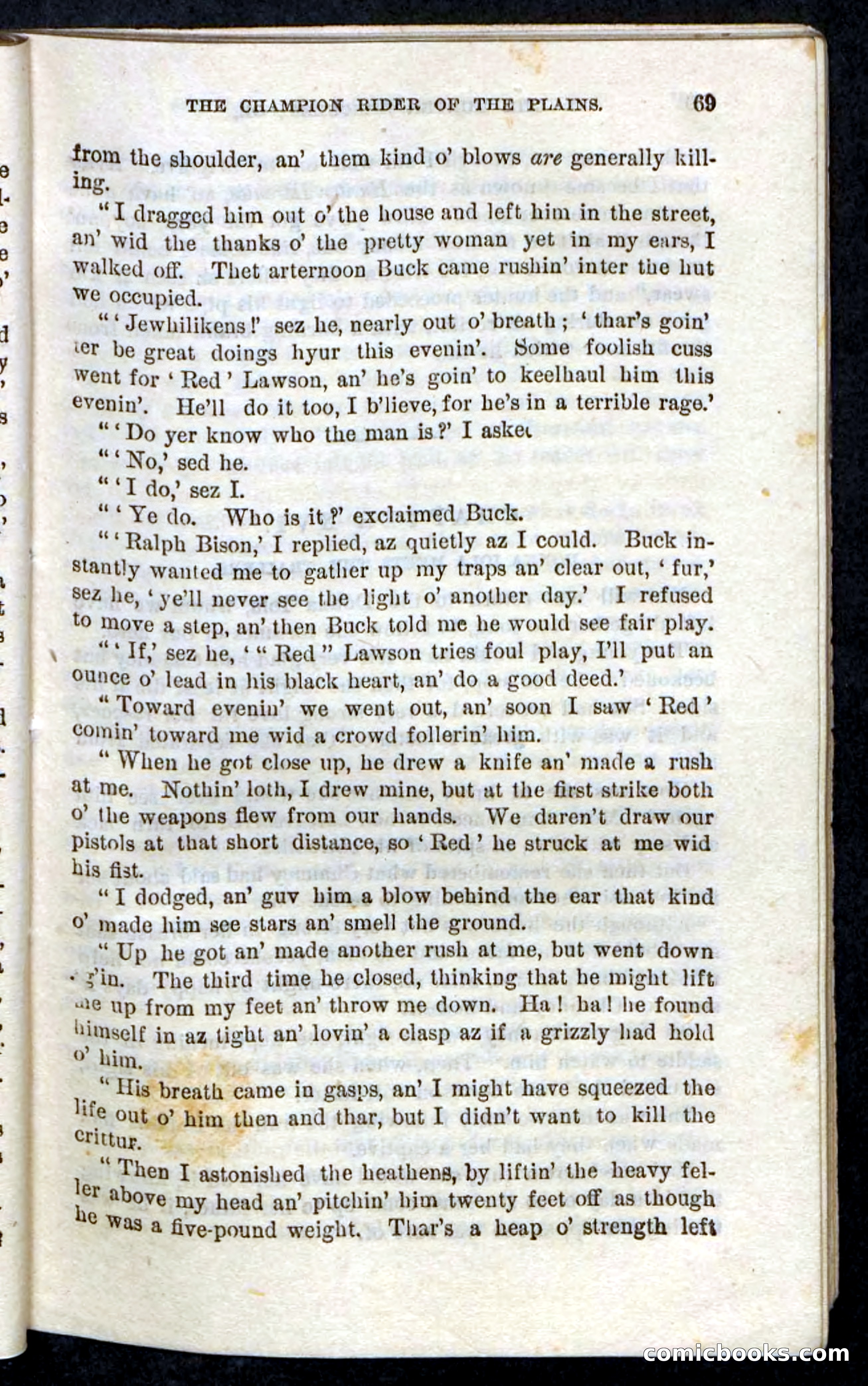 Beadle's Pocket Novels, No. 86: The Hunter Hercules — page 65 of 100