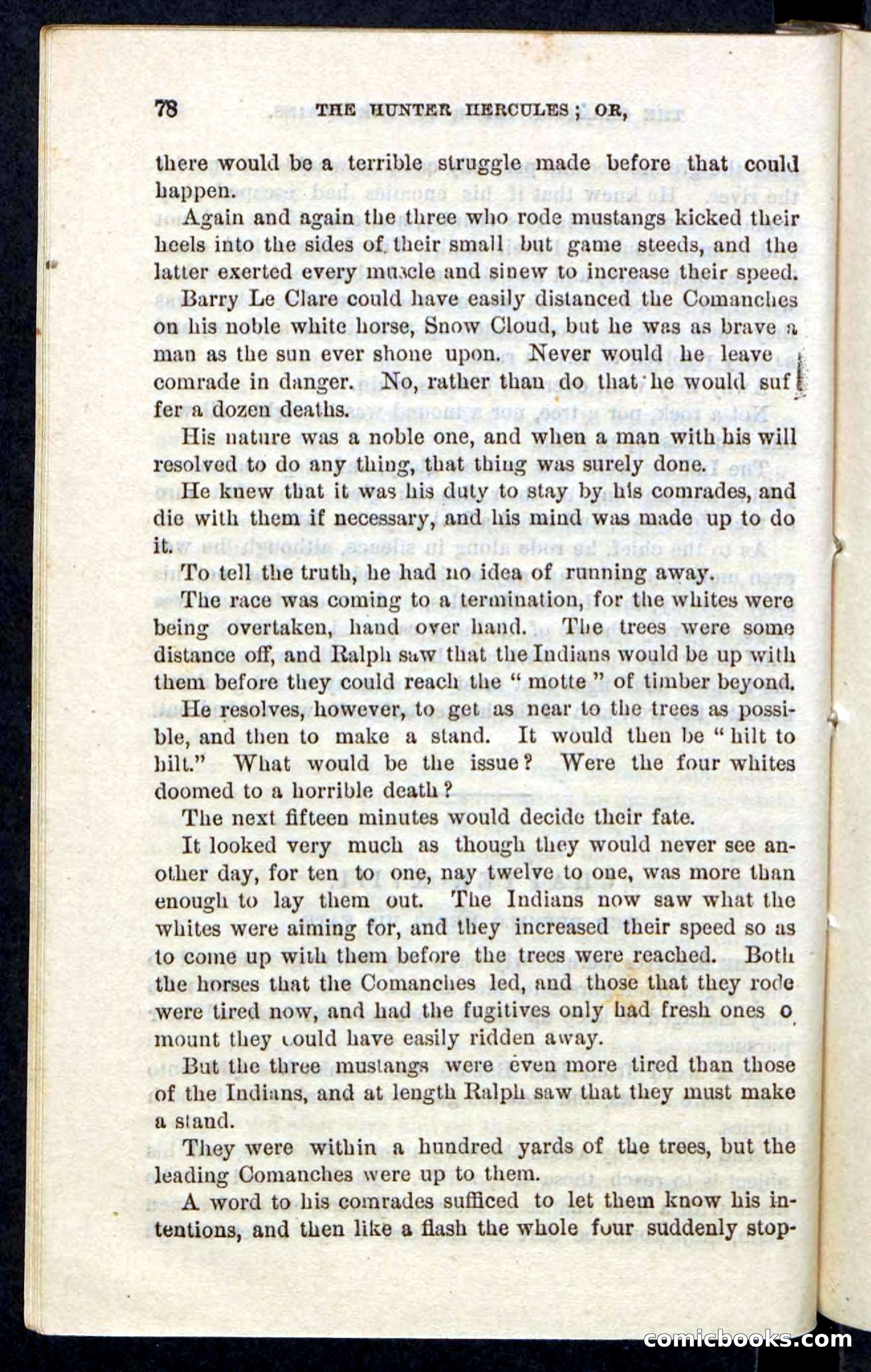 Beadle's Pocket Novels, No. 86: The Hunter Hercules — page 74 of 100