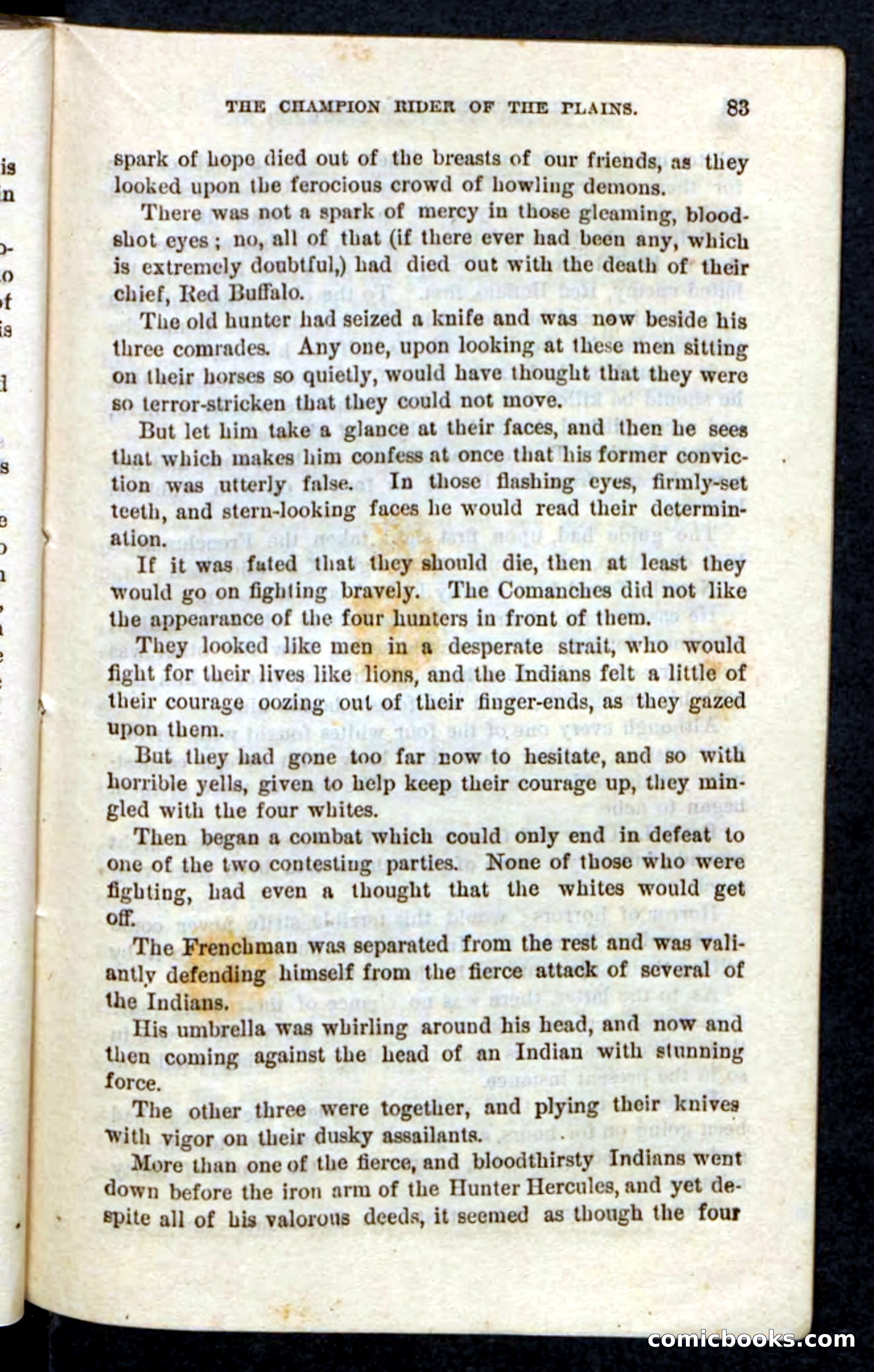 Beadle's Pocket Novels, No. 86: The Hunter Hercules — page 79 of 100