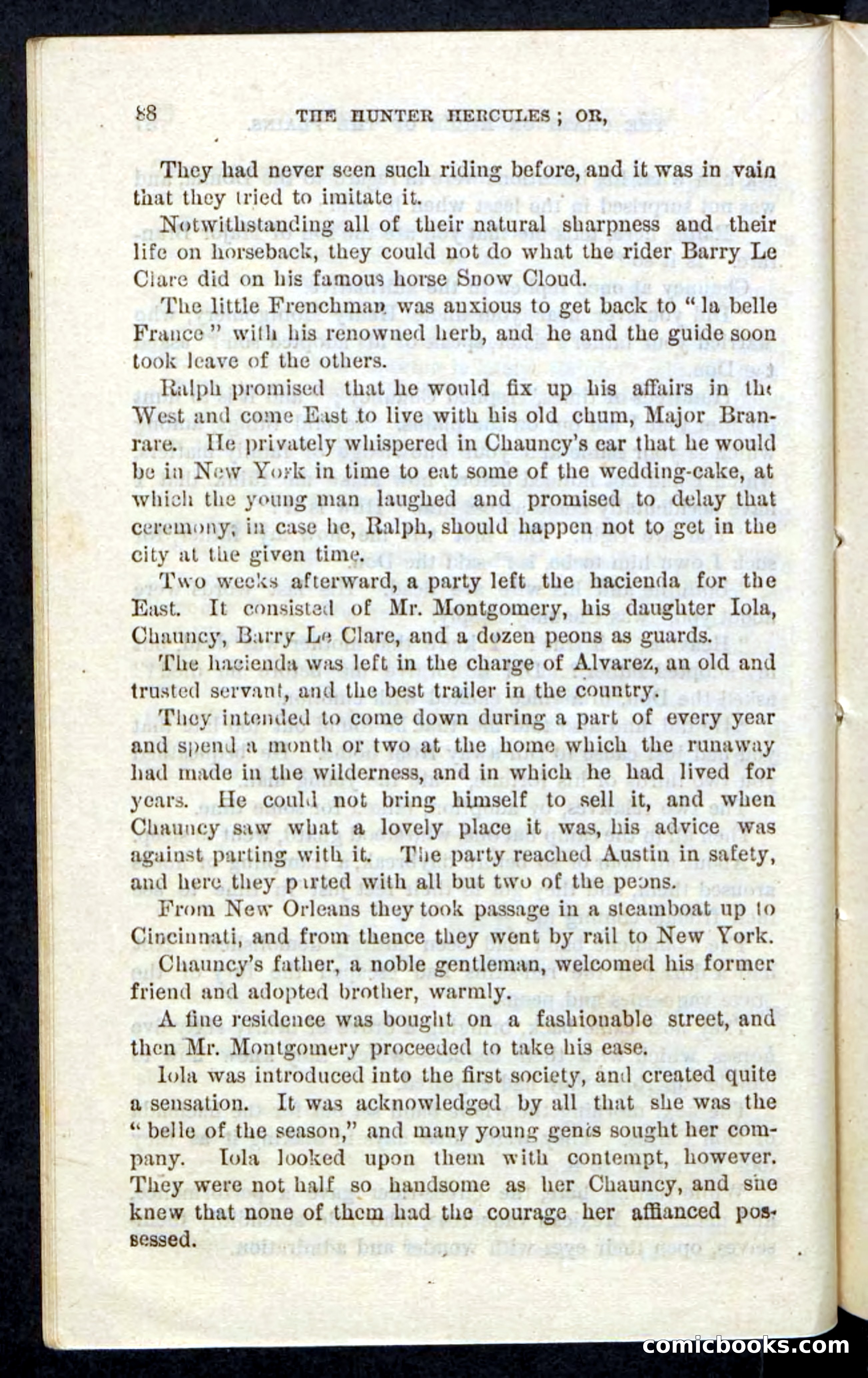 Beadle's Pocket Novels, No. 86: The Hunter Hercules — page 84 of 100