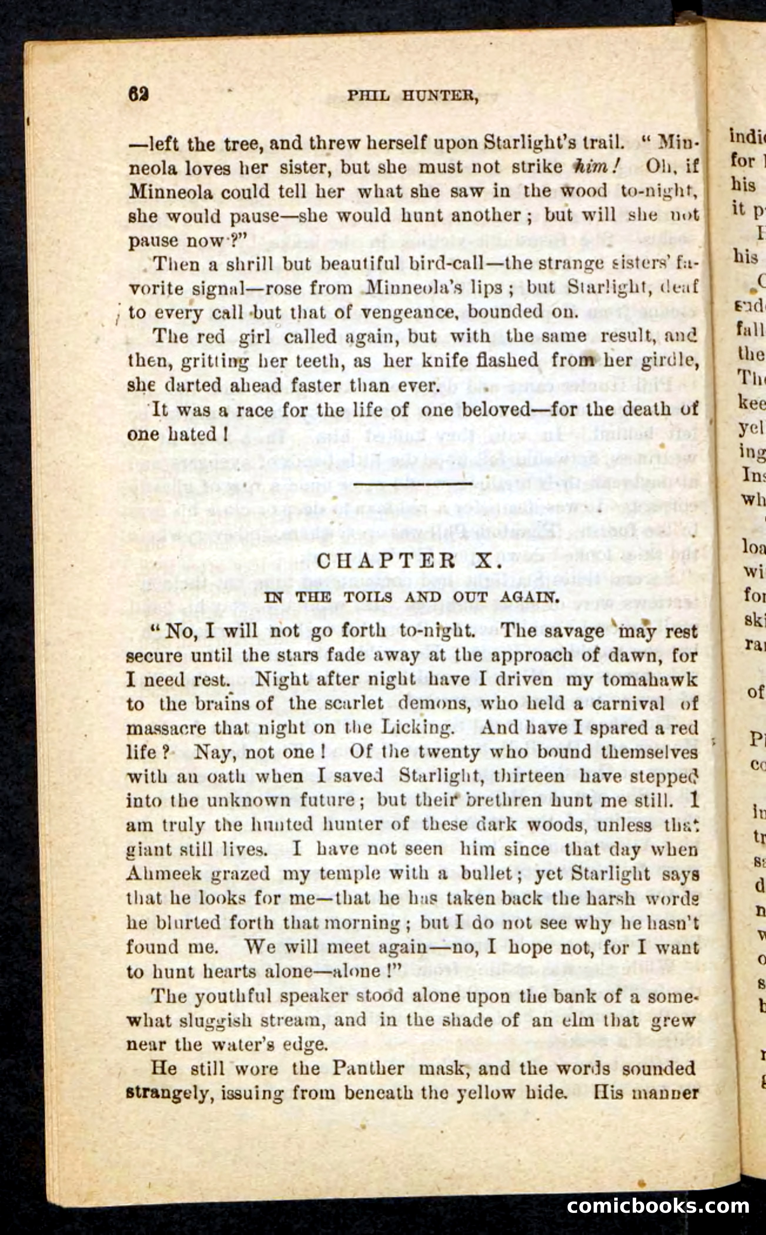 Beadle's Pocket Novels No. 87 — page 58 of 100