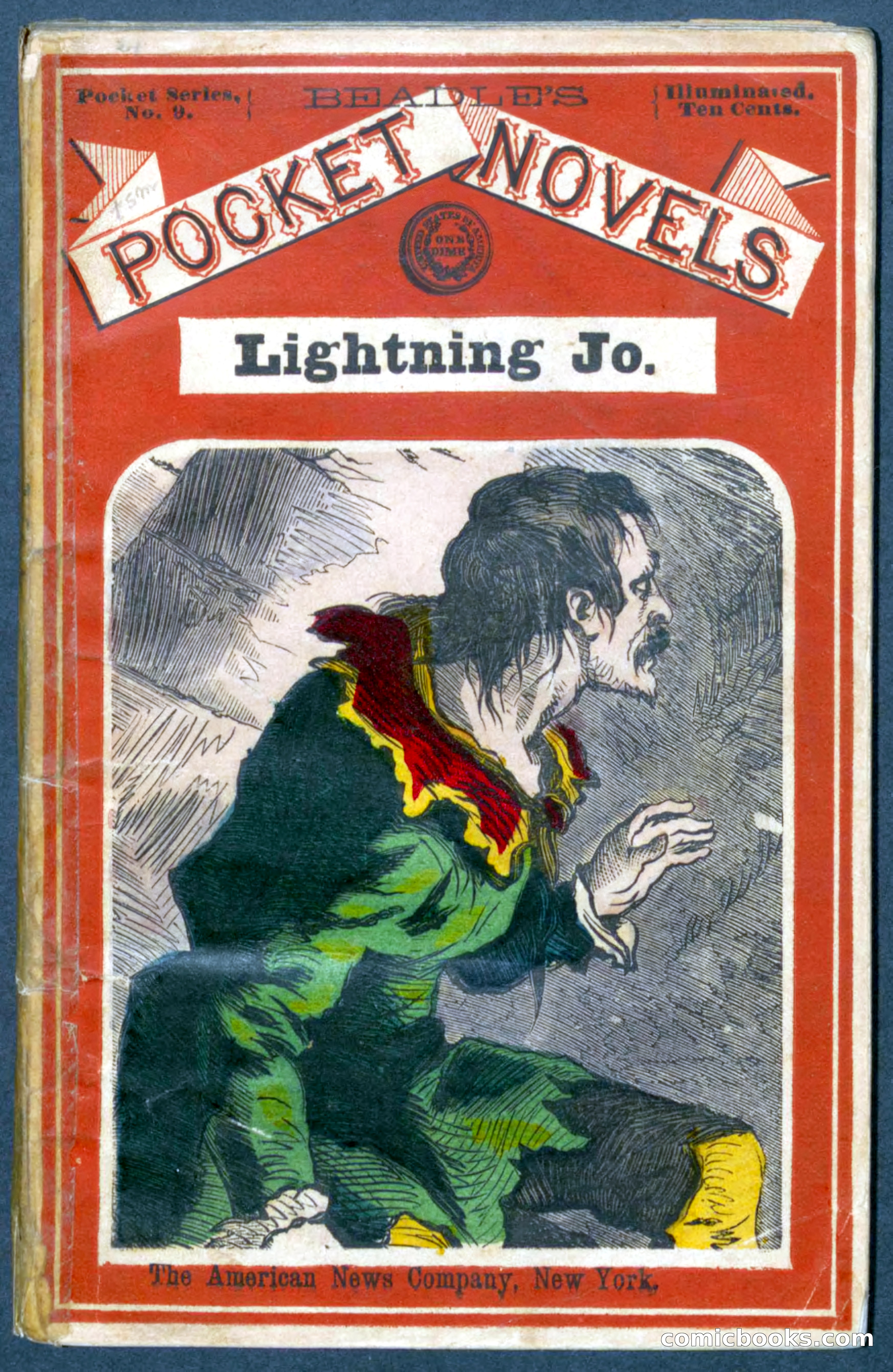 Beadle's Pocket Novels No. 9: Lightning Jo — page 1 of 100